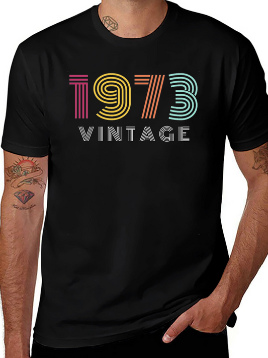Vintage 1973 T-Shirt - Retro Birthday Tee