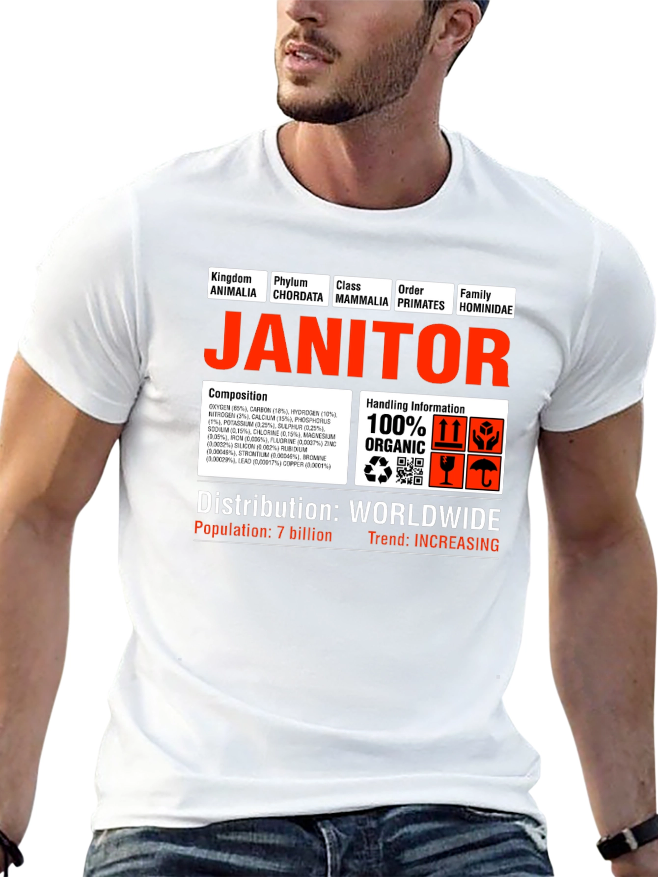 Janitor Hominidae Science T-Shirt