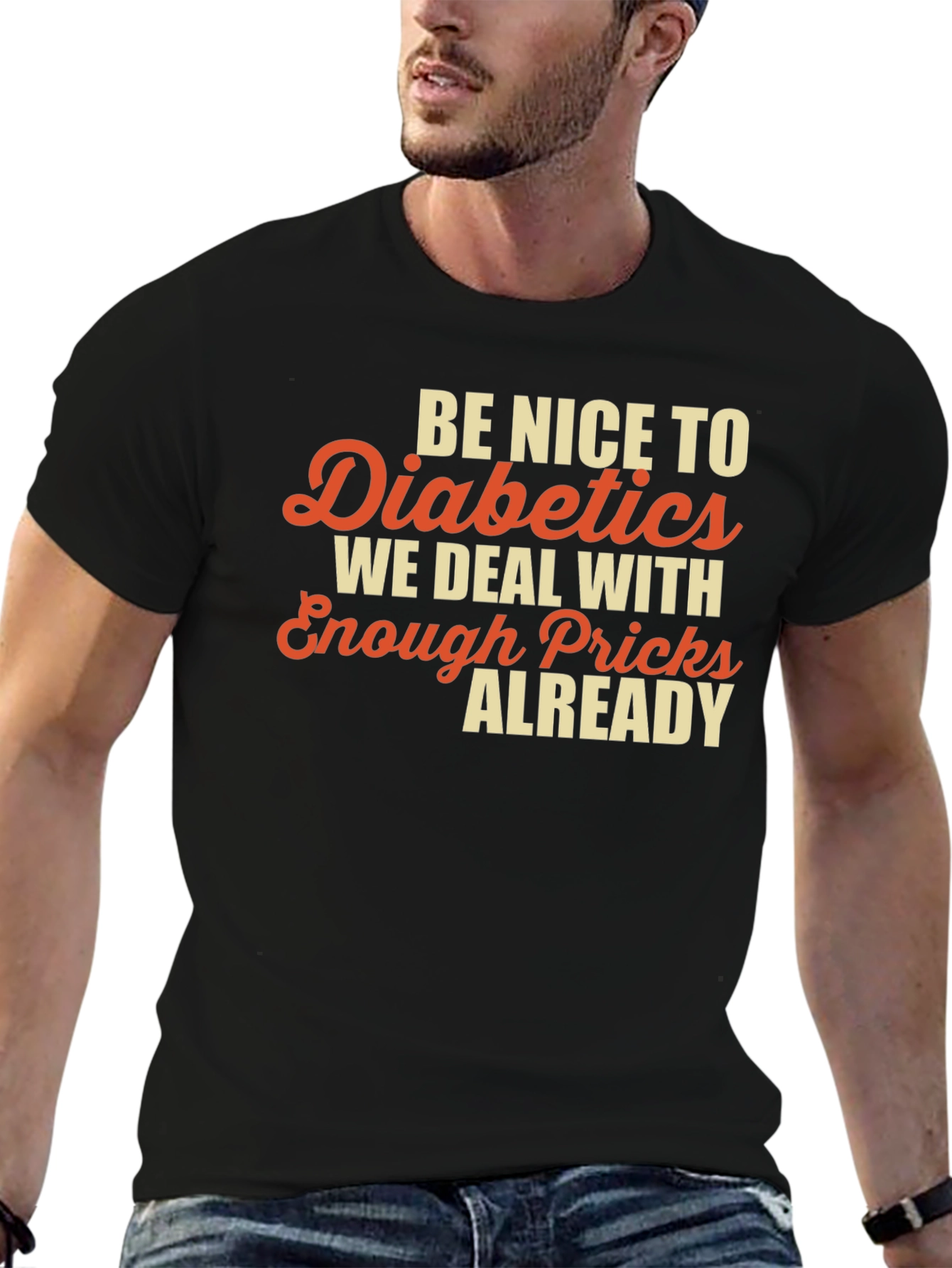 Funny Diabetic Prick T-Shirt