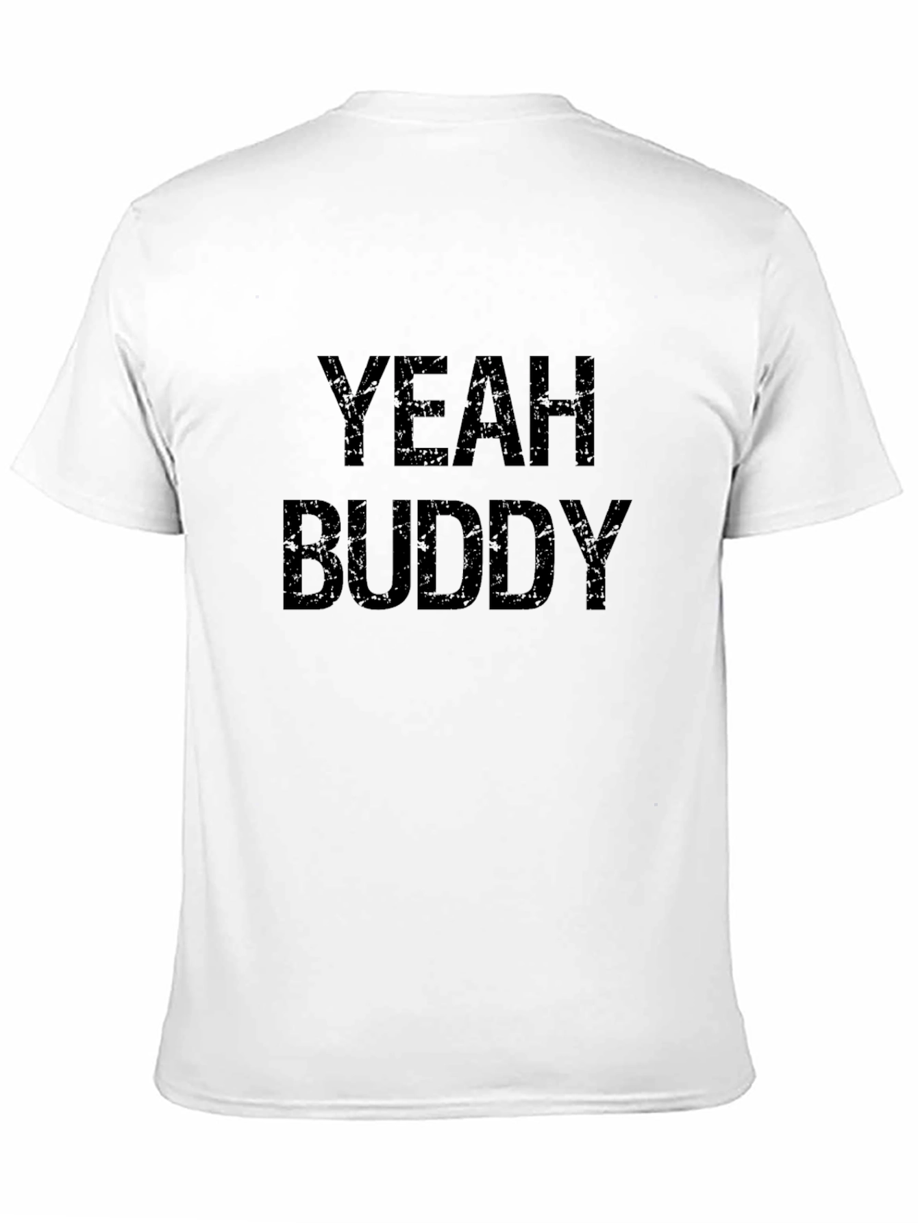 Yeah Buddy Graphic Tee - Black Cotton T-Shirt