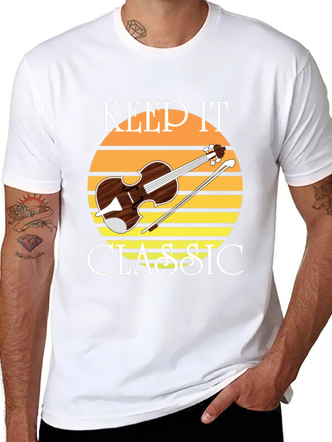 Keep It Classic Violin T-Shirt