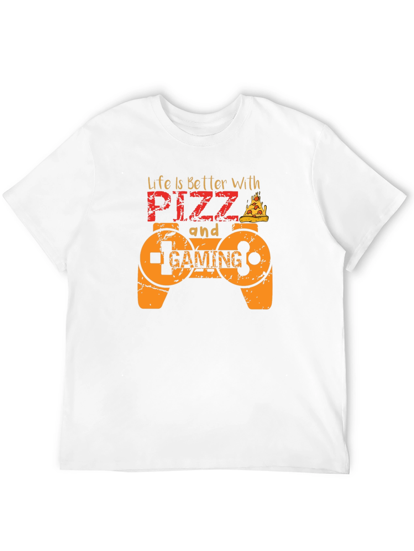Life is Better with Pizza and Gaming T-Shirt