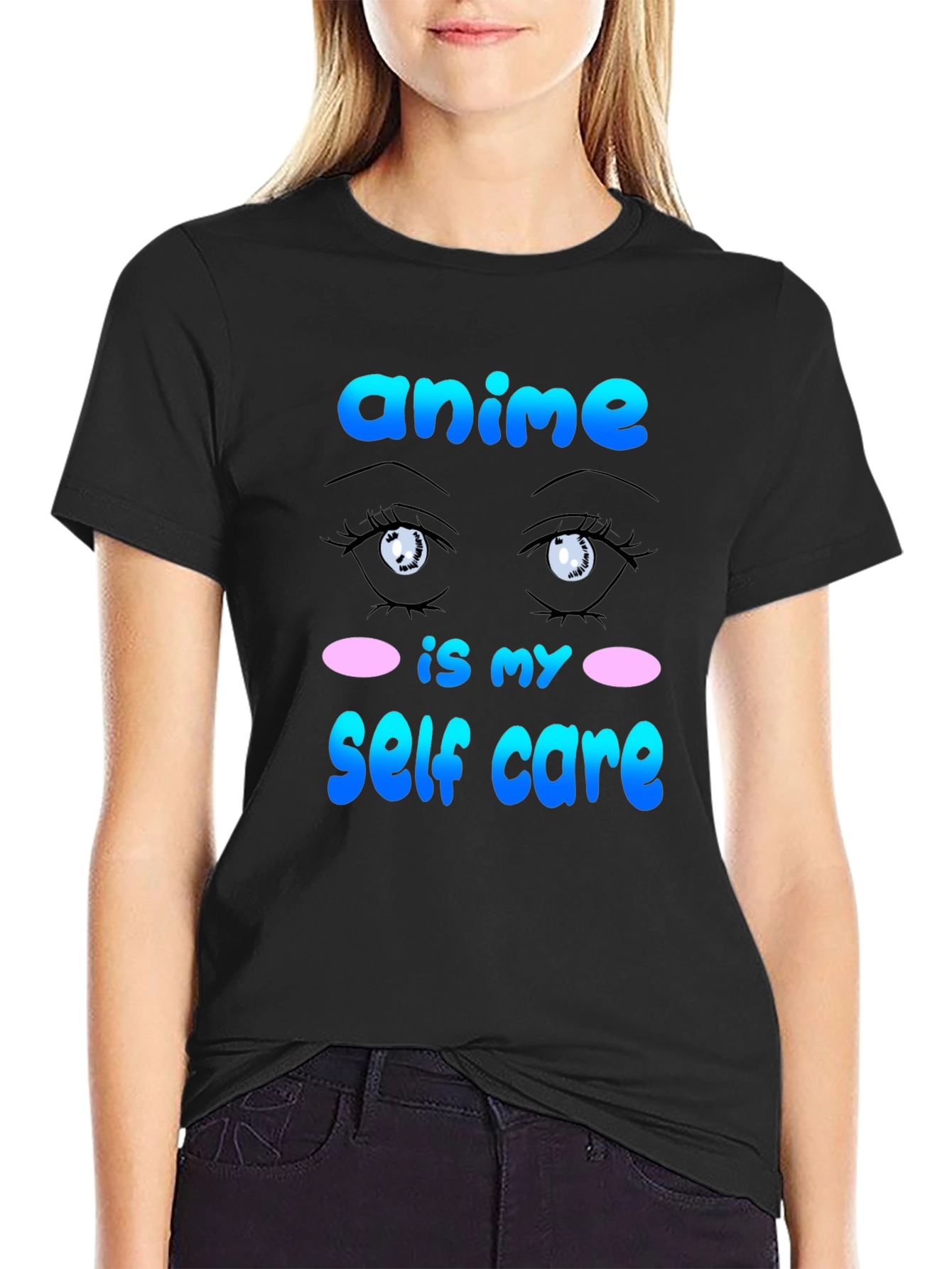 Anime Self Care Graphic T-Shirt