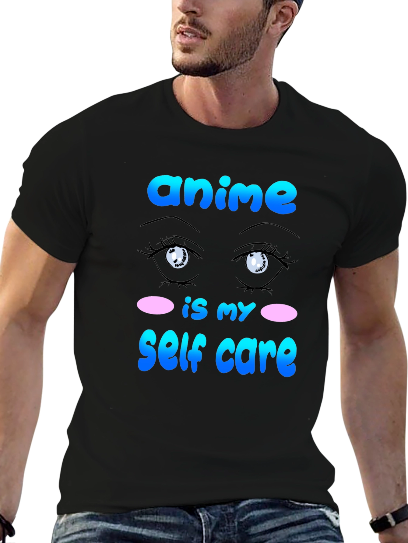 Anime Self Care Graphic T-Shirt