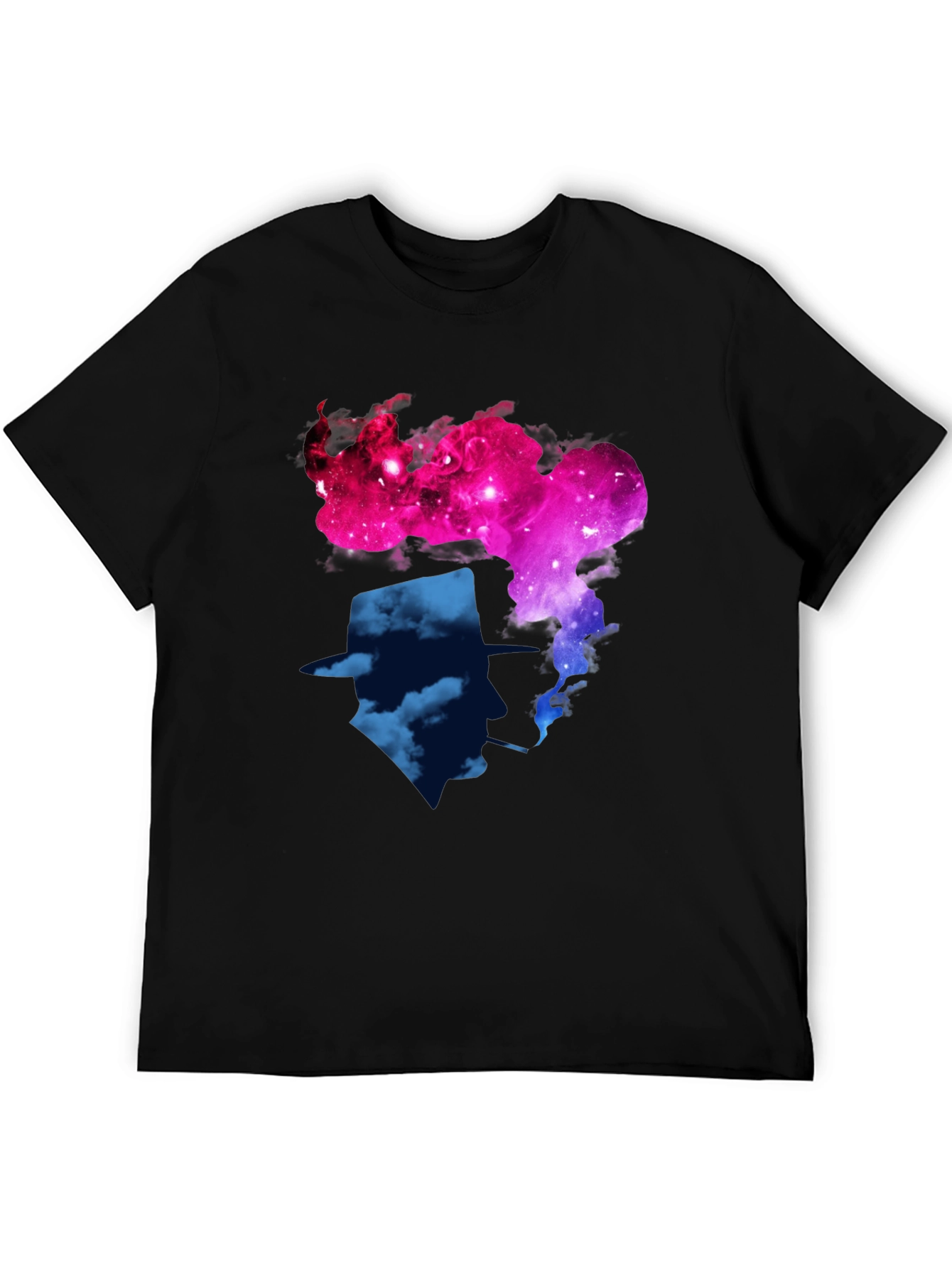 Cosmic Fedora T-Shirt - Galaxy Brain