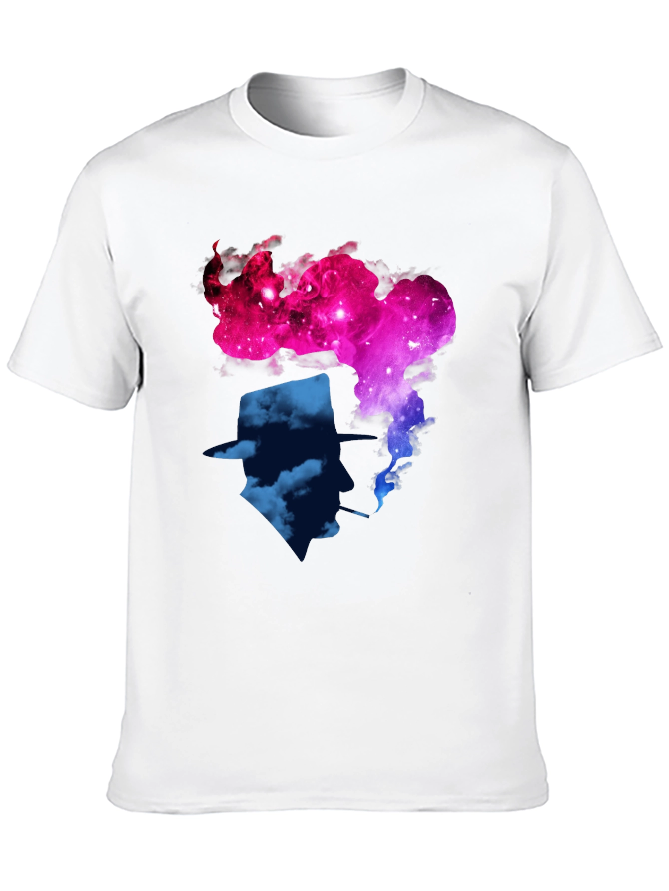Cosmic Fedora T-Shirt - Galaxy Brain