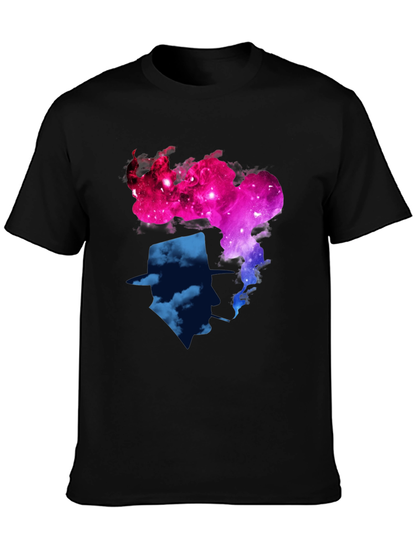 Cosmic Fedora T-Shirt - Galaxy Brain