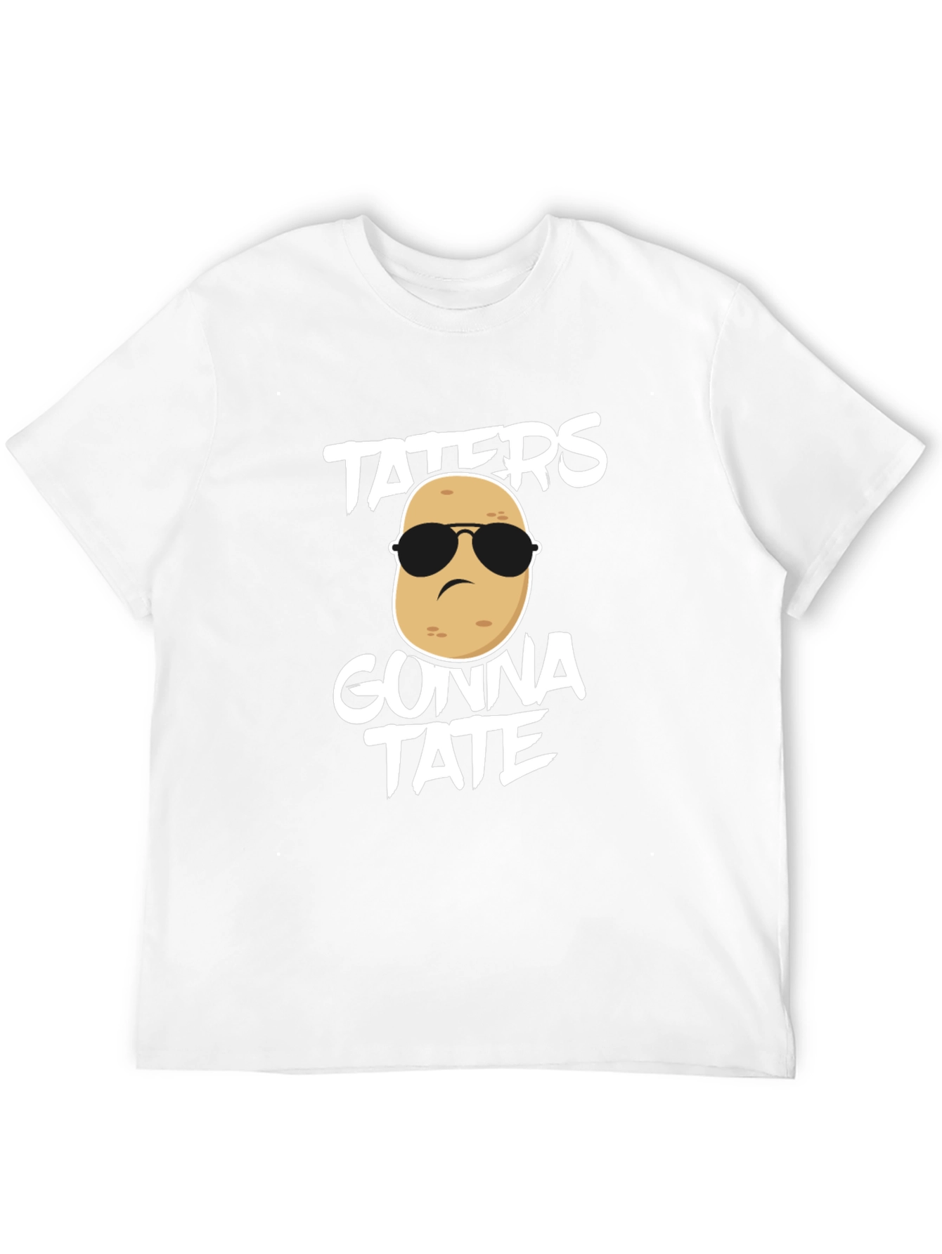 Taters Gonna Tate Graphic T-Shirt Funny Potato Tee