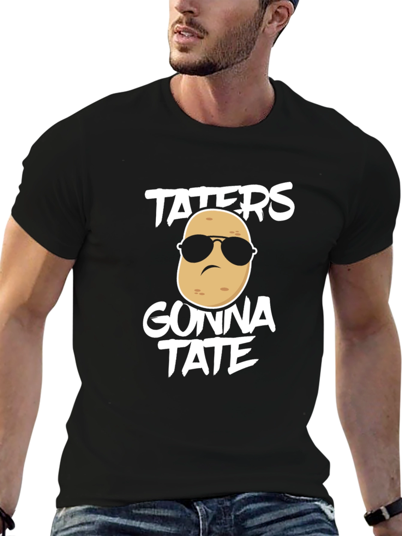 Taters Gonna Tate Graphic T-Shirt Funny Potato Tee