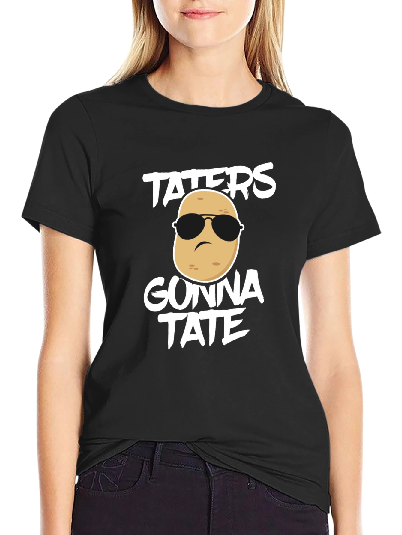 Taters Gonna Tate Graphic T-Shirt Funny Potato Tee