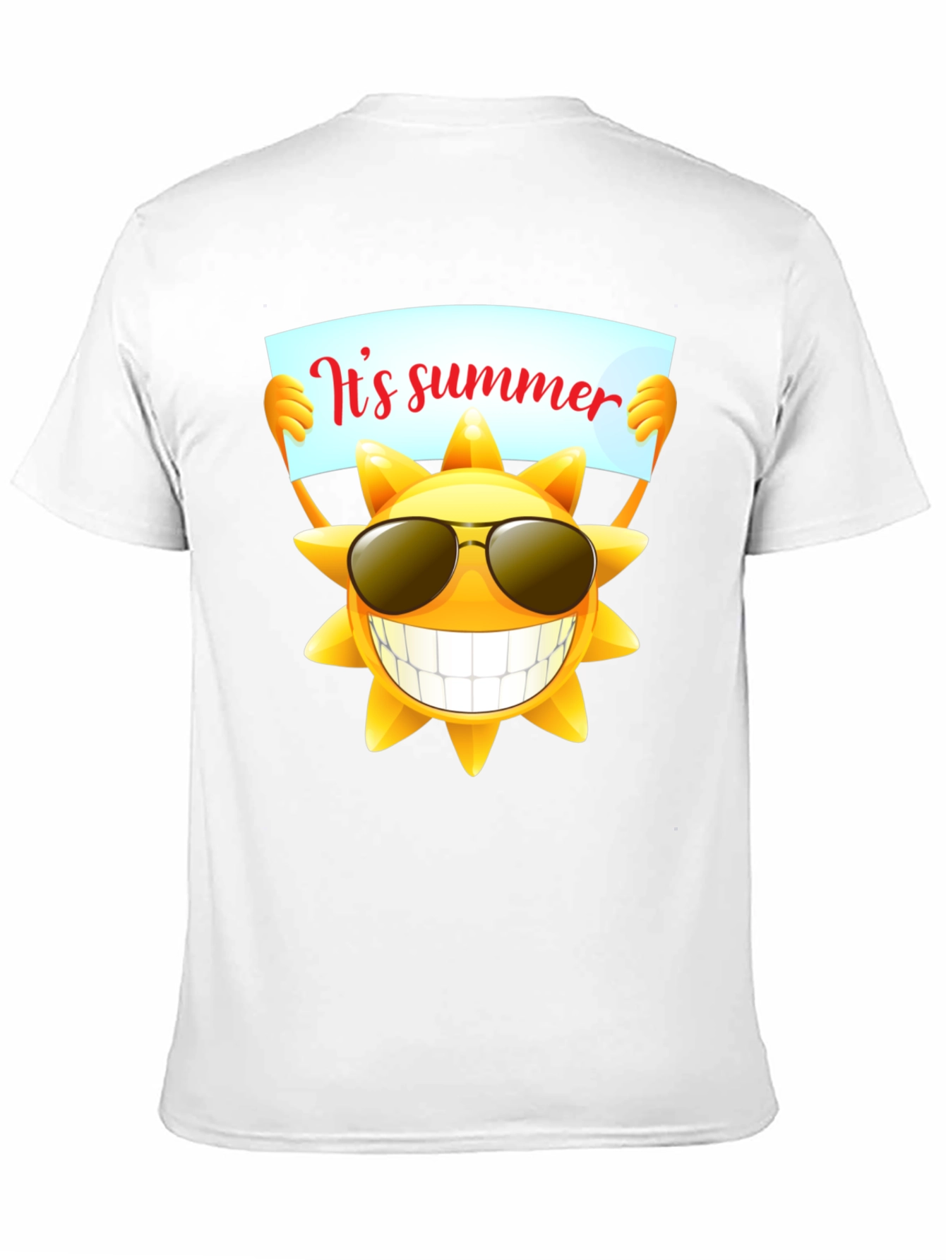 Summer Fun T-Shirt - Smiling Sun with Sunglasses