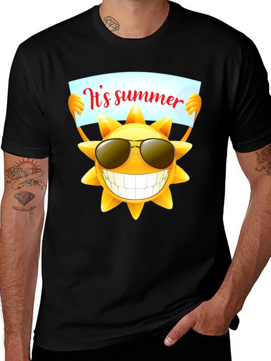 Summer Fun T-Shirt - Smiling Sun with Sunglasses