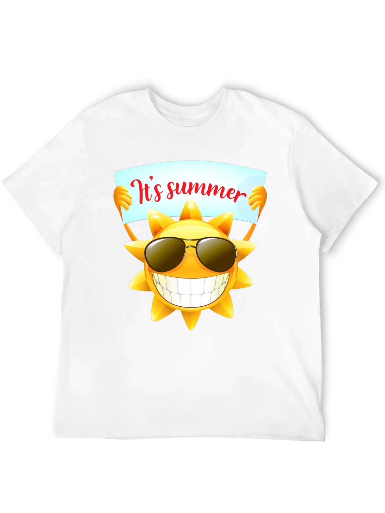 Summer Fun T-Shirt - Smiling Sun with Sunglasses