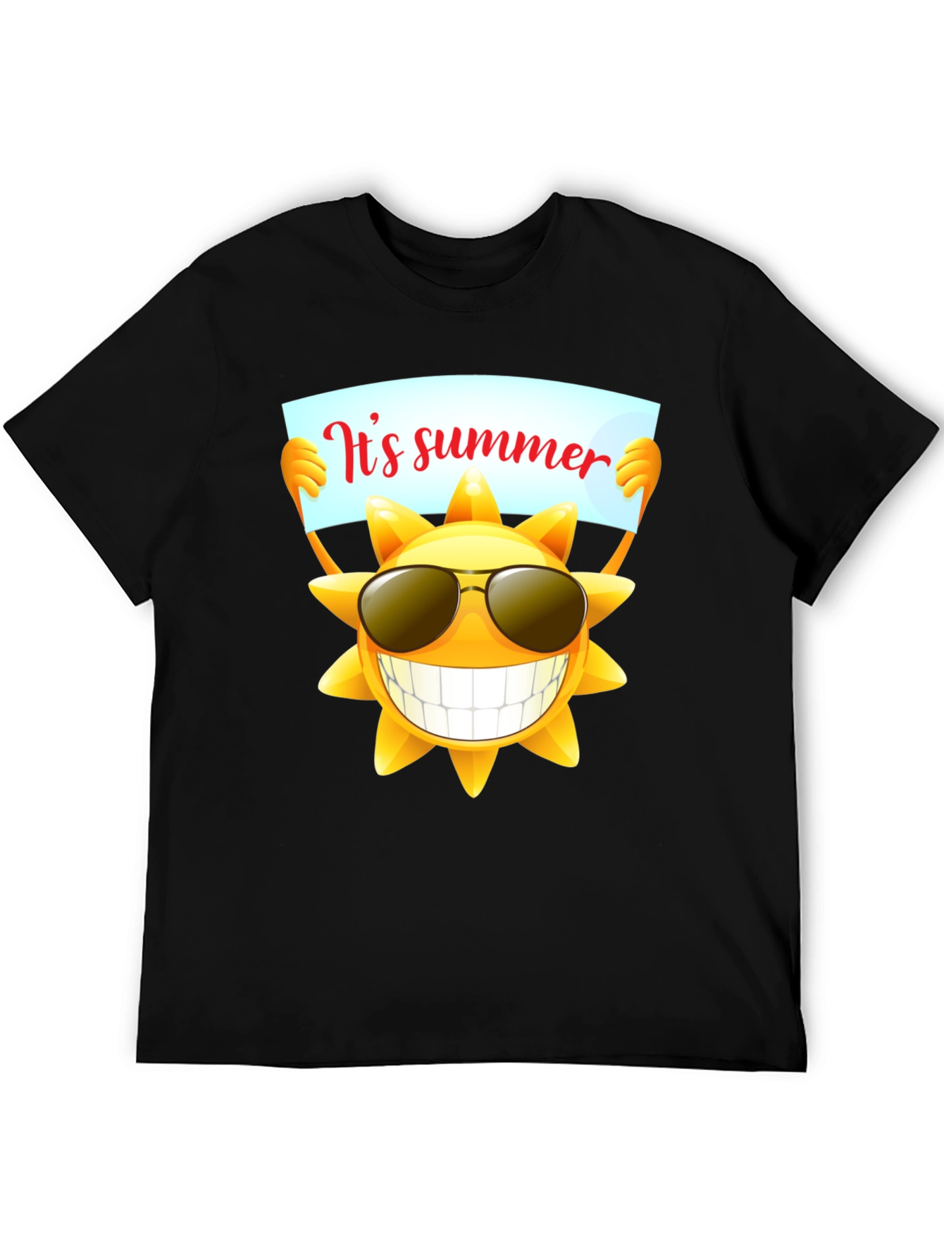Summer Fun T-Shirt - Smiling Sun with Sunglasses