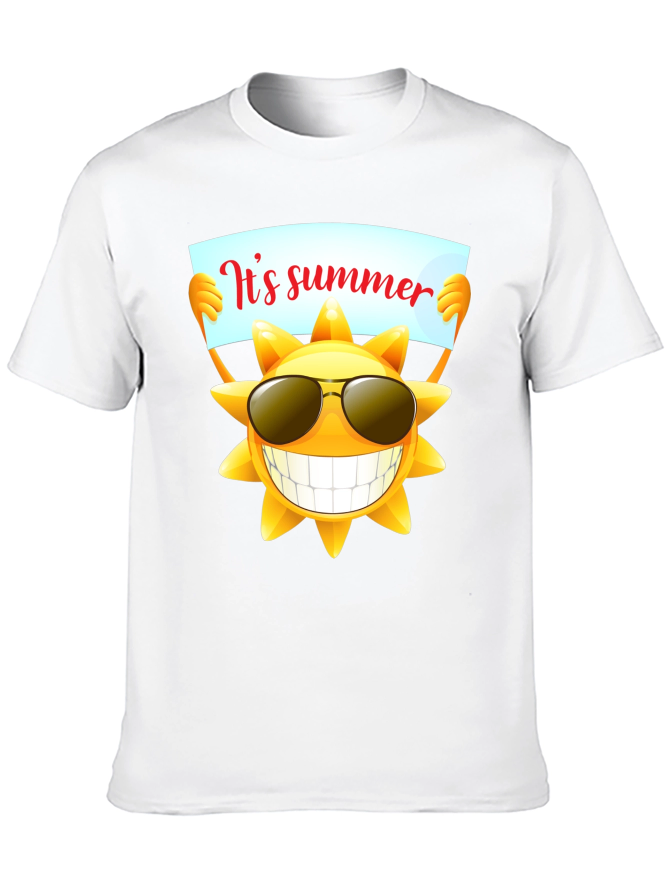 Summer Fun T-Shirt - Smiling Sun with Sunglasses