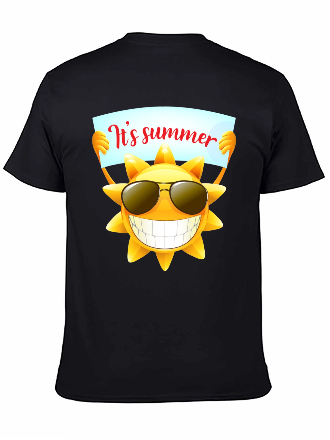 Summer Fun T-Shirt - Smiling Sun with Sunglasses