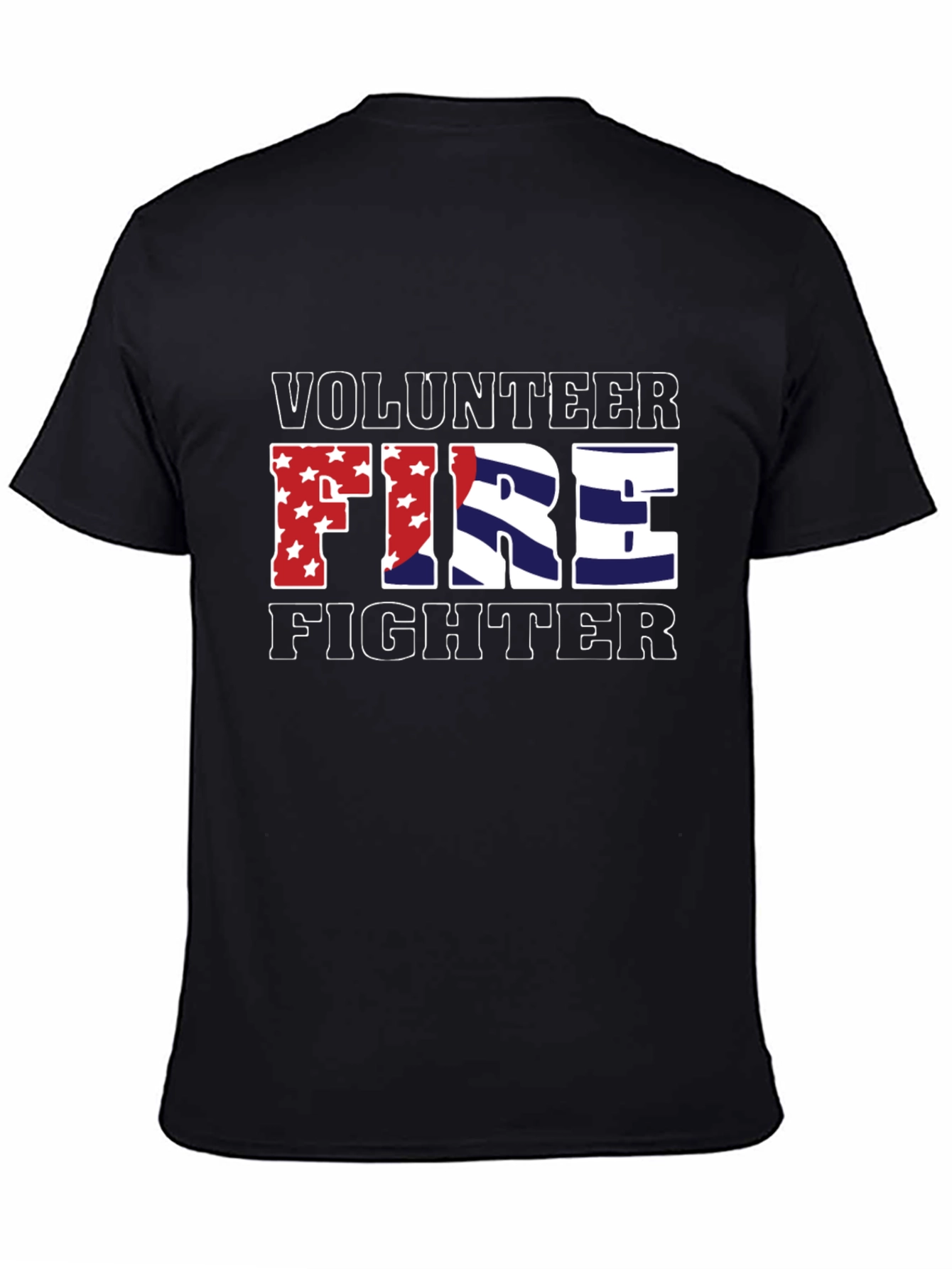Volunteer Firefighter Patriotic Graphic Tee