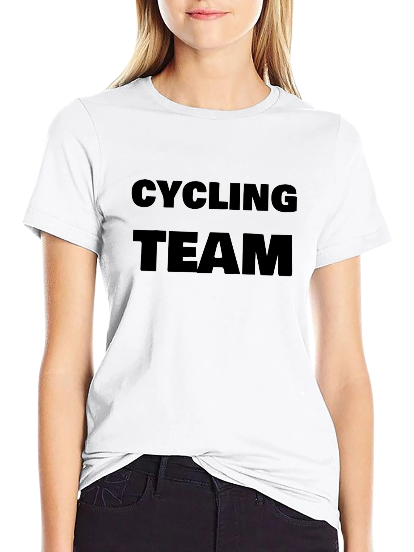 Cycling Team Graphic Black T-Shirt