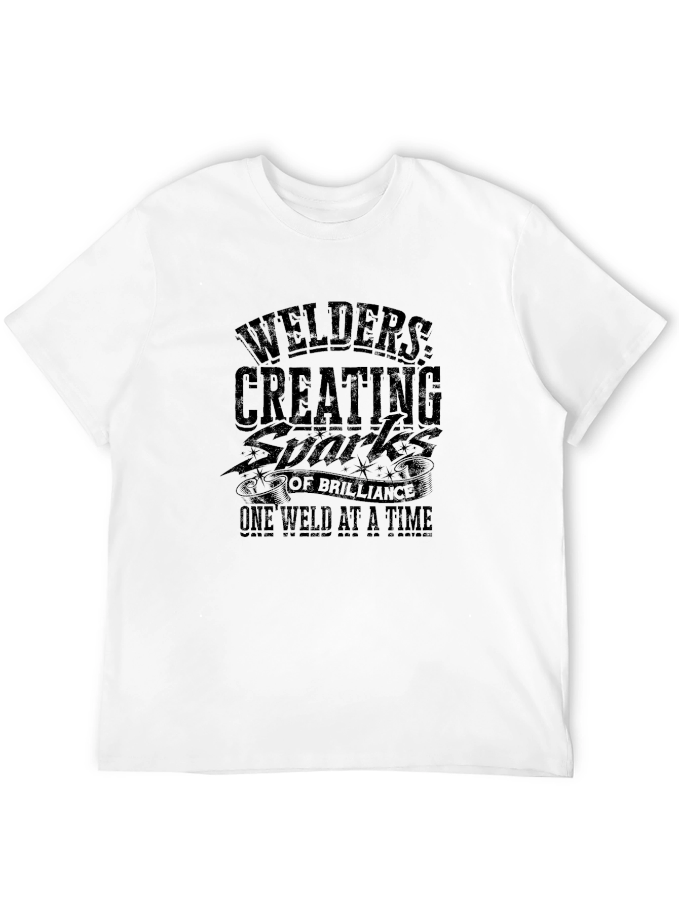 Welders Creating Sparks Graphic Tee