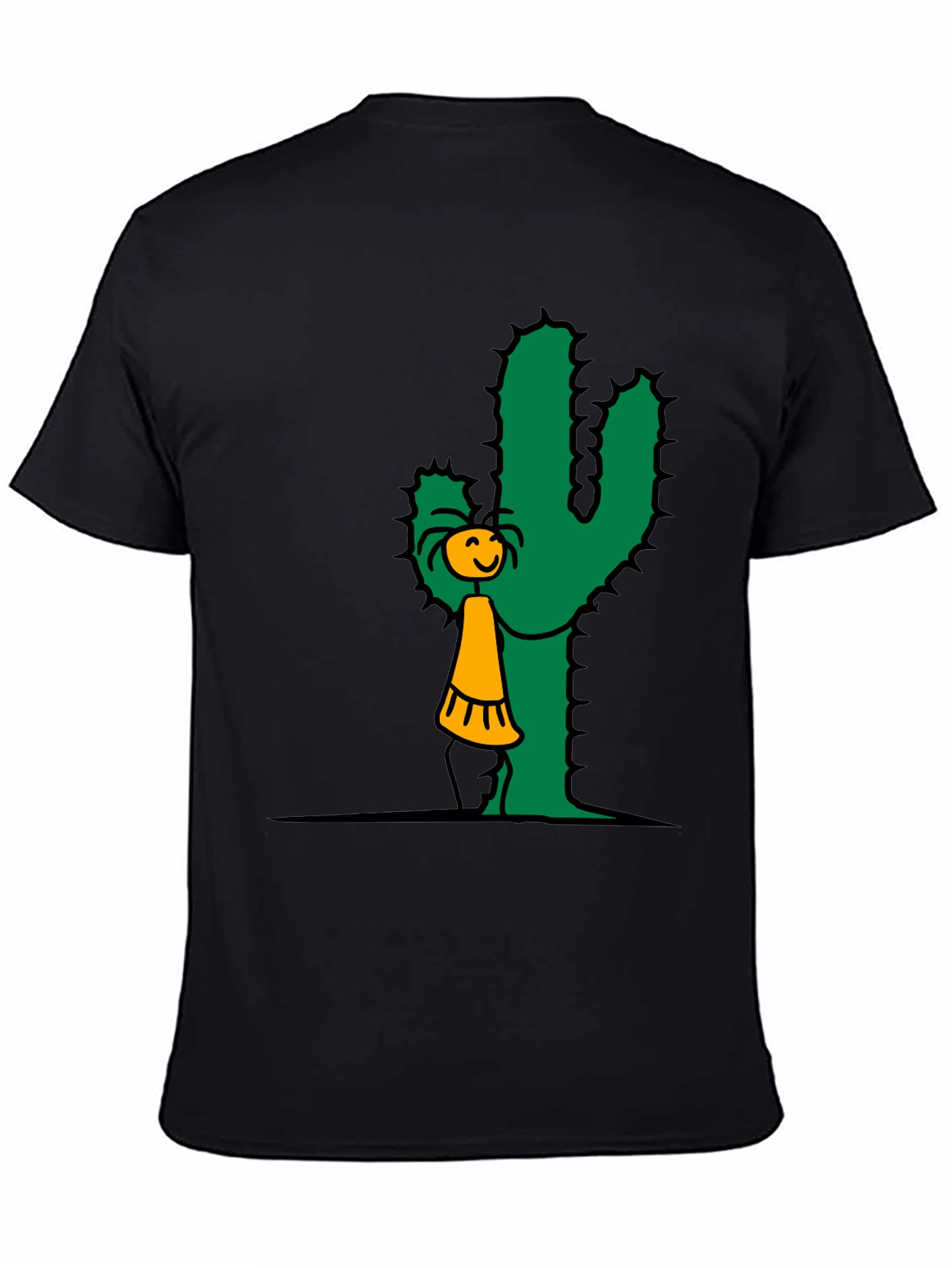 Cactus Hug T-Shirt - Whimsical Graphic Tee