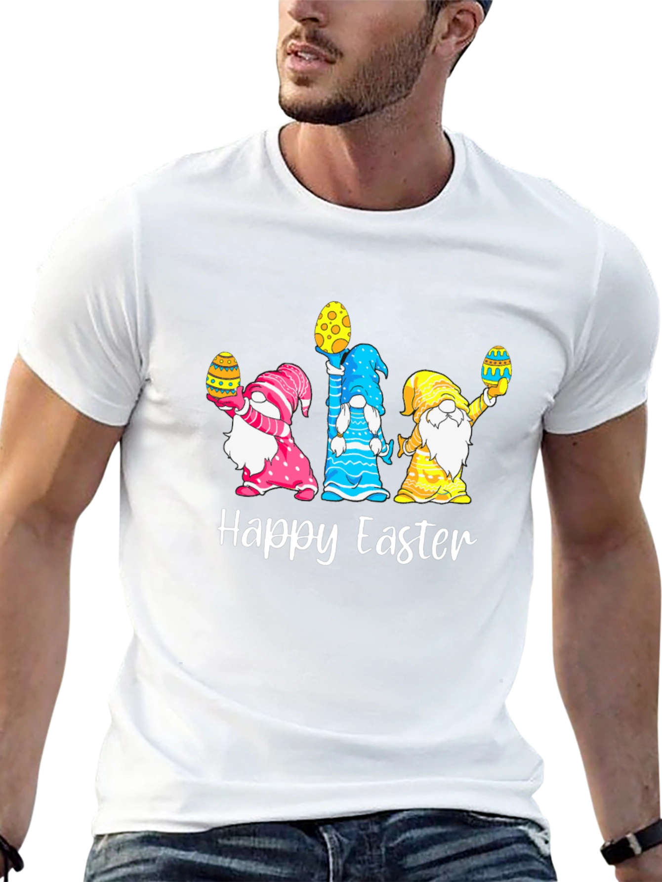 Happy Easter Gnome Graphic Tee