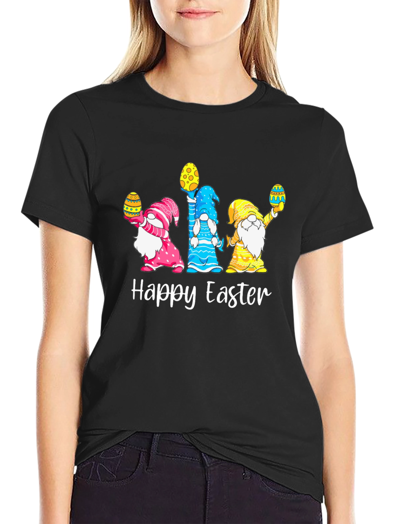 Happy Easter Gnome Graphic Tee