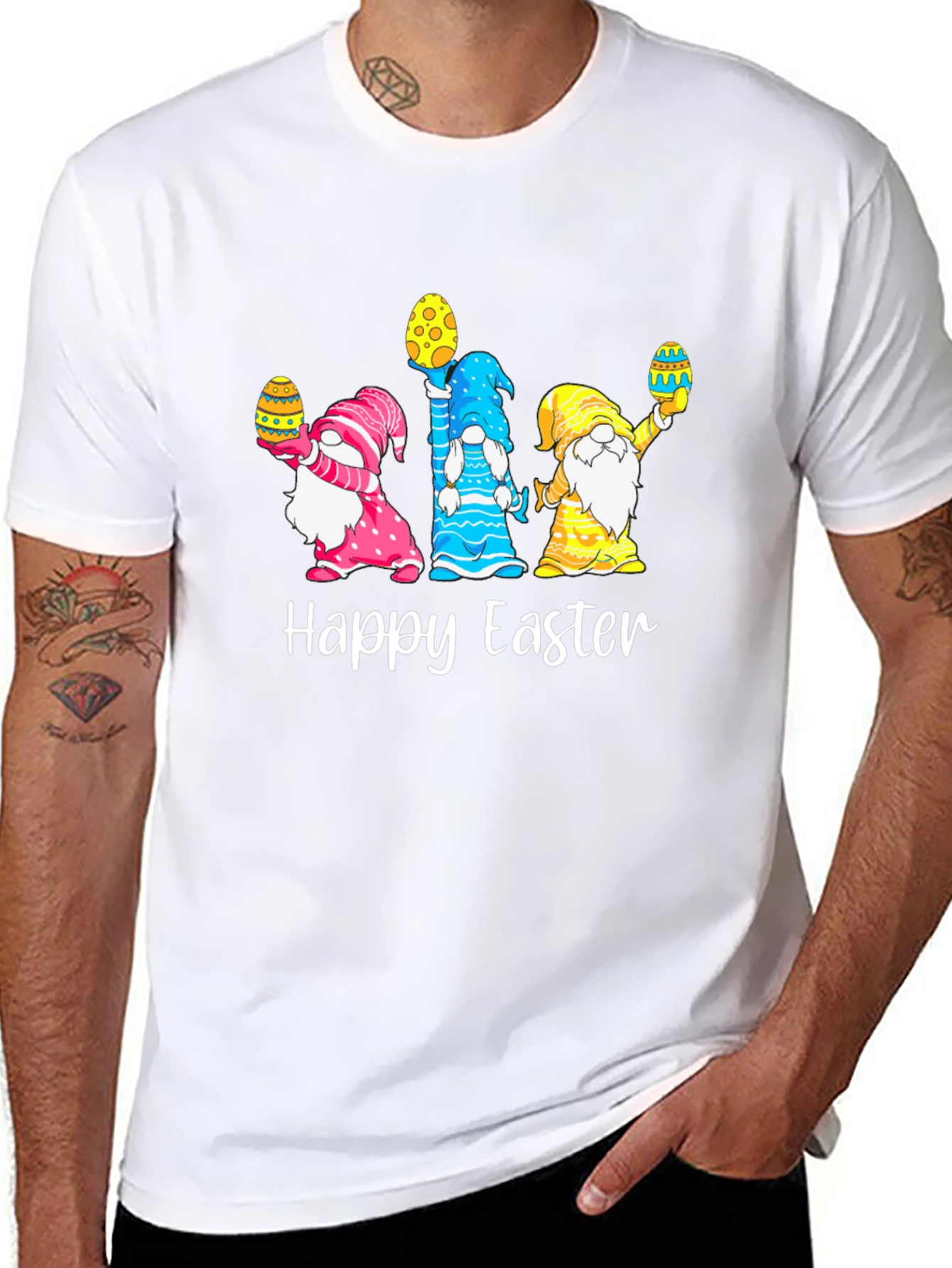 Happy Easter Gnome Graphic Tee