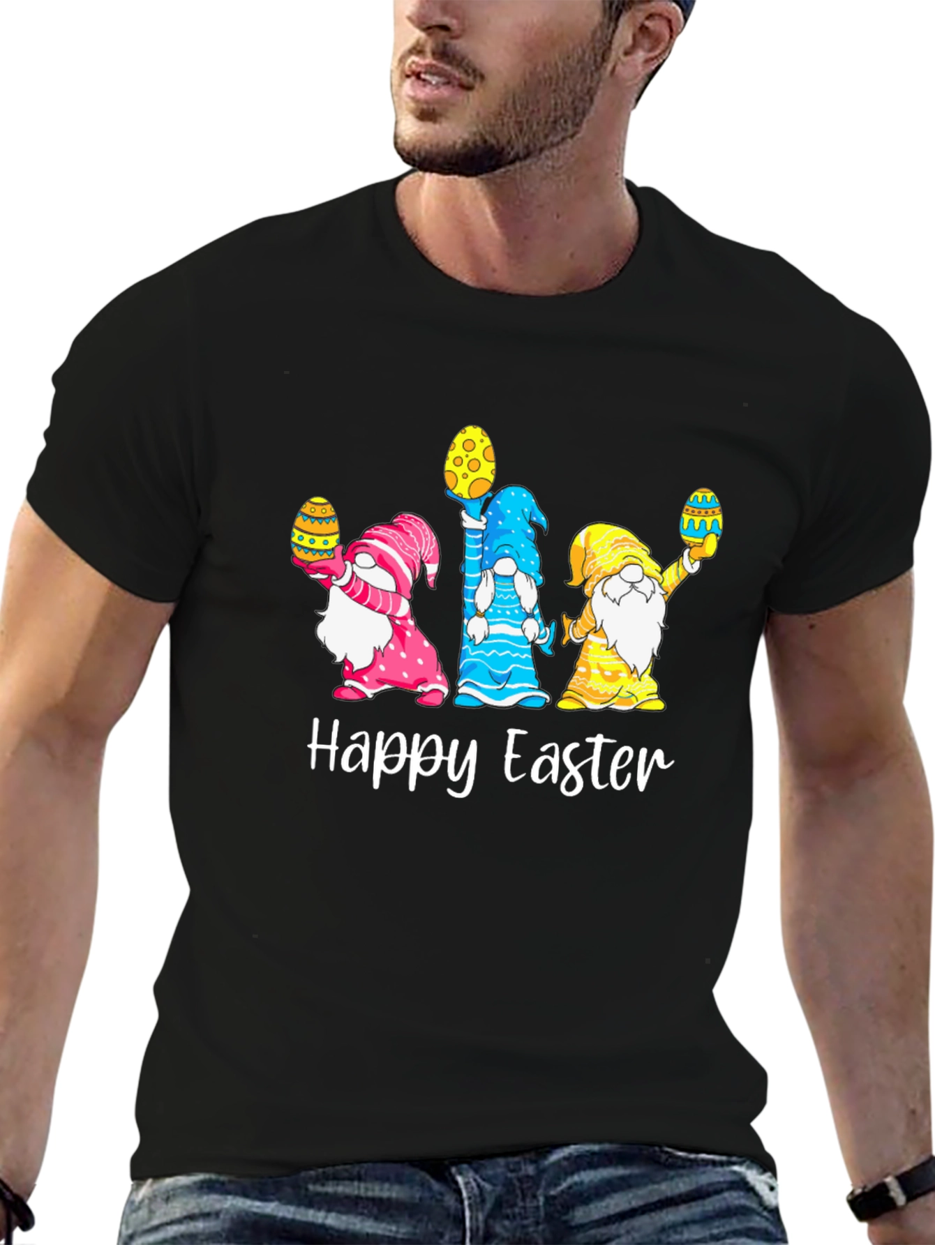 Happy Easter Gnome Graphic Tee