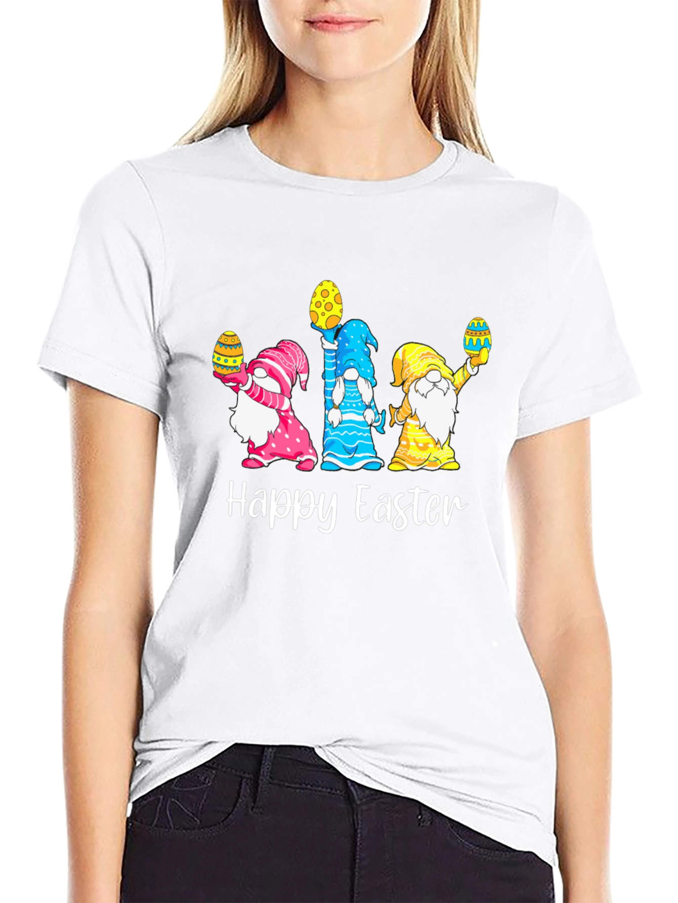 Happy Easter Gnome Graphic Tee
