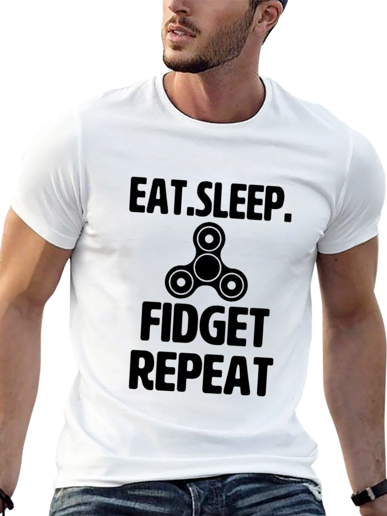 Eat Sleep Fidget Repeat T-Shirt