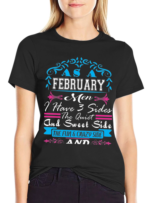 February Men 3 Sides T-Shirt