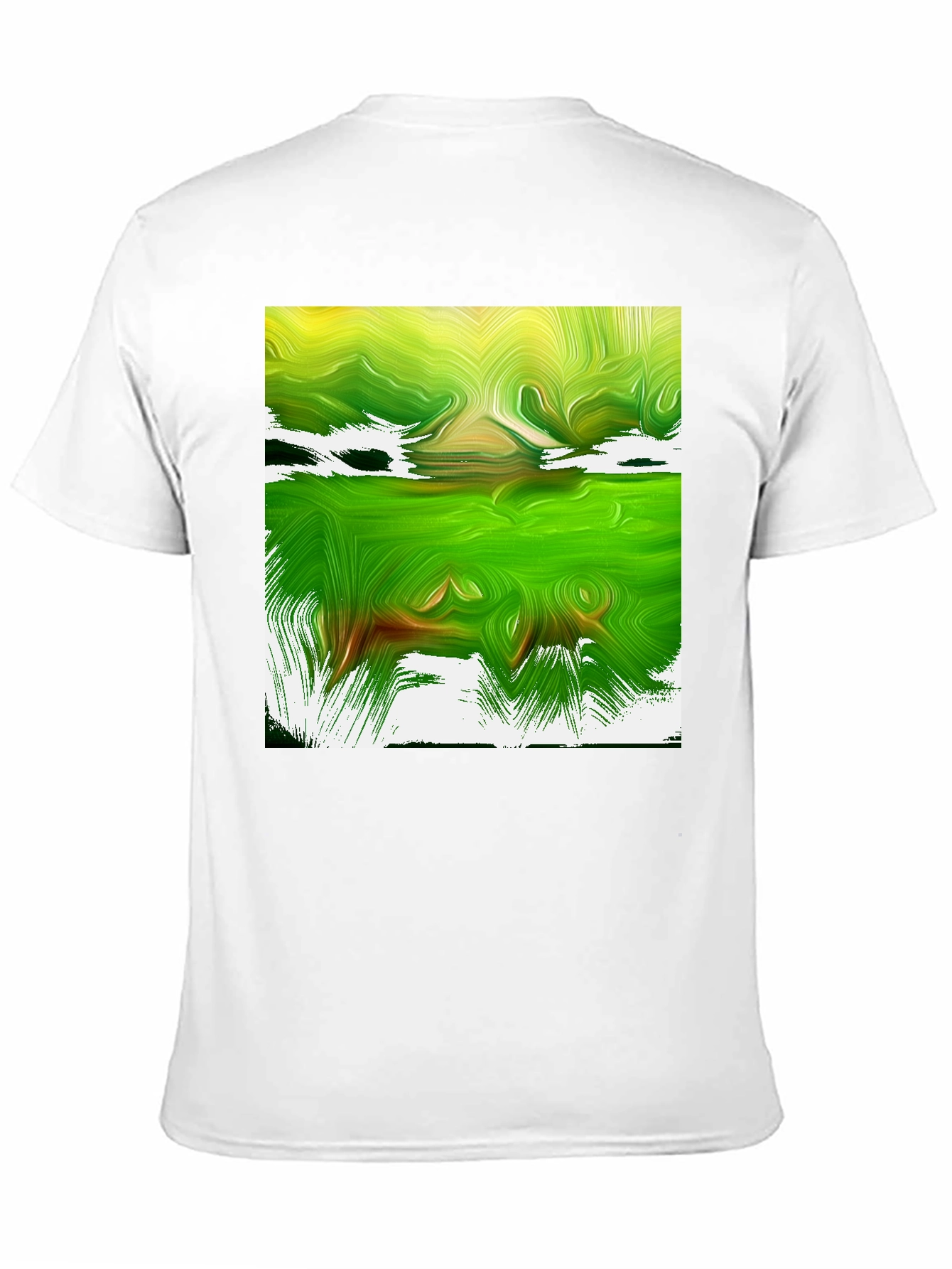 Abstract Green Graphic Tee
