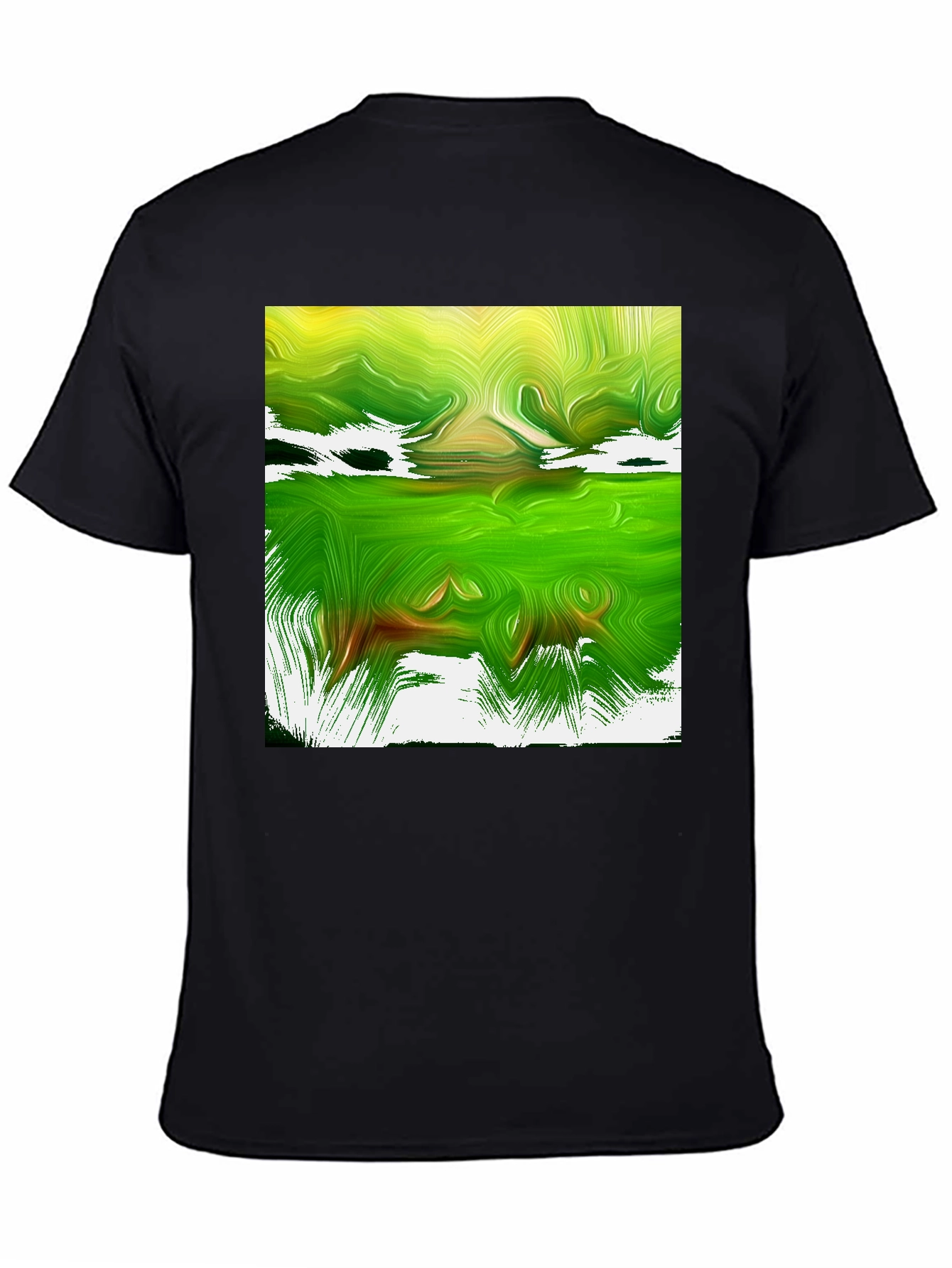 Abstract Green Graphic Tee