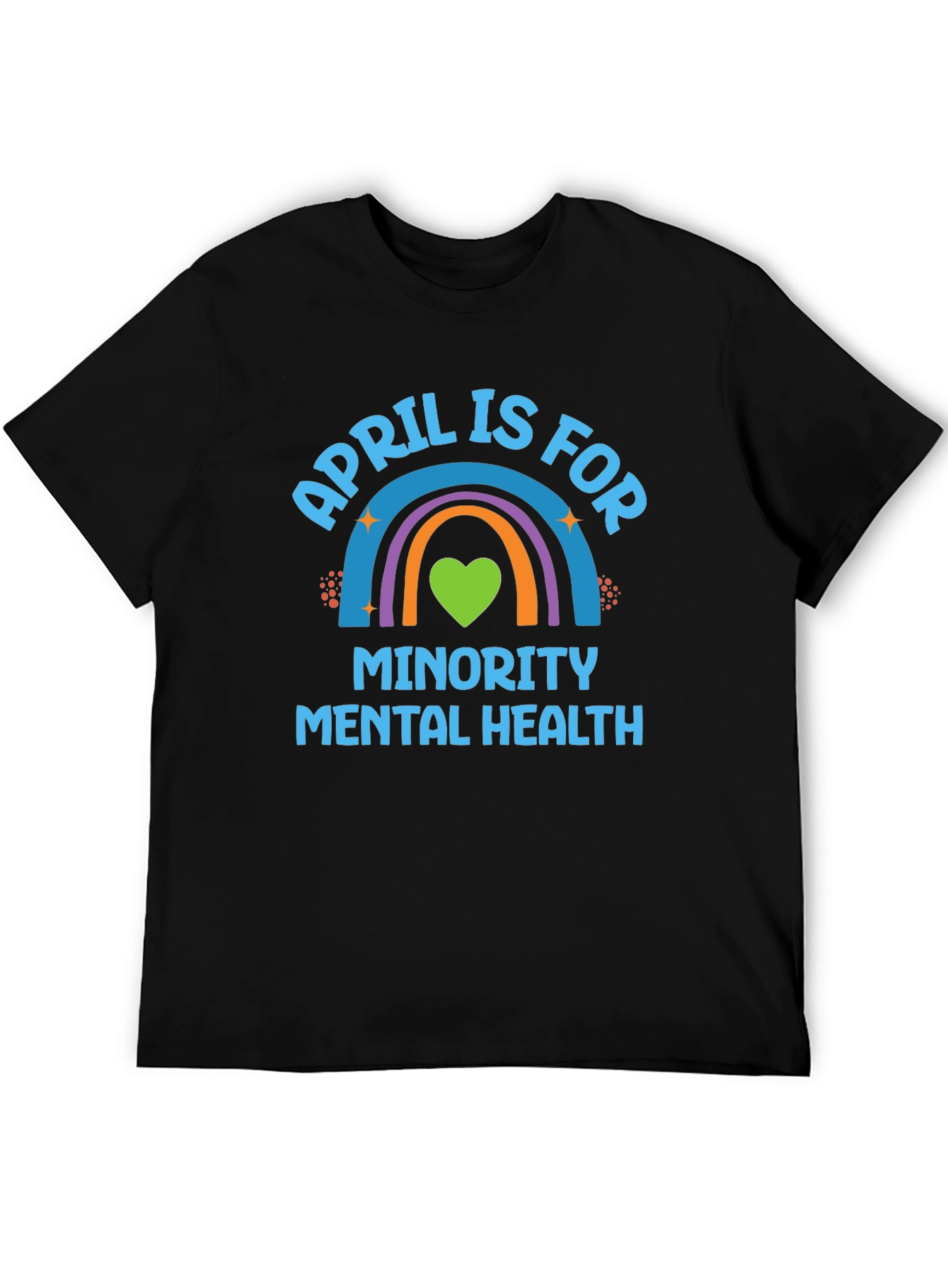 Minority Mental Health Rainbow T-Shirt