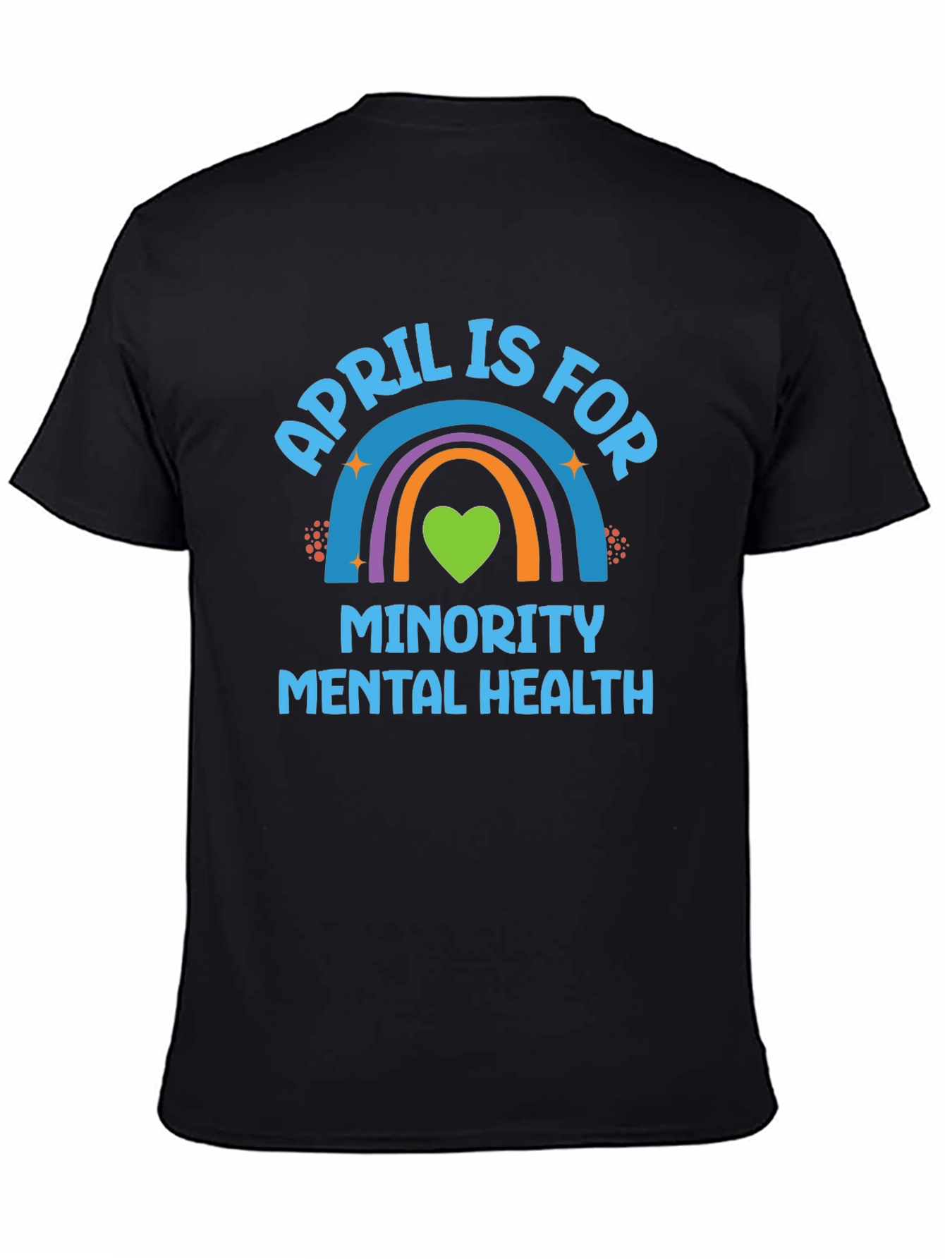 Minority Mental Health Rainbow T-Shirt
