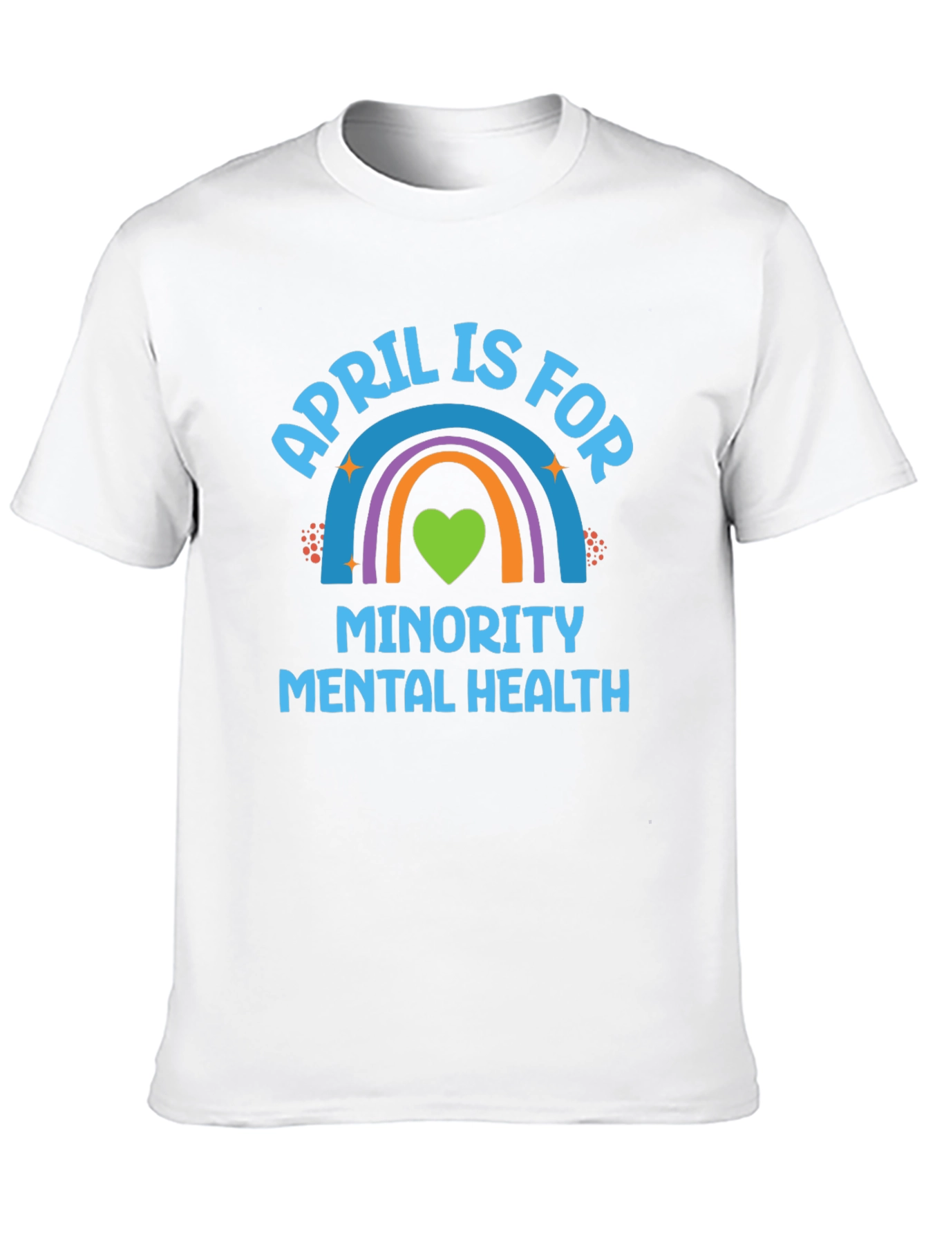 Minority Mental Health Rainbow T-Shirt