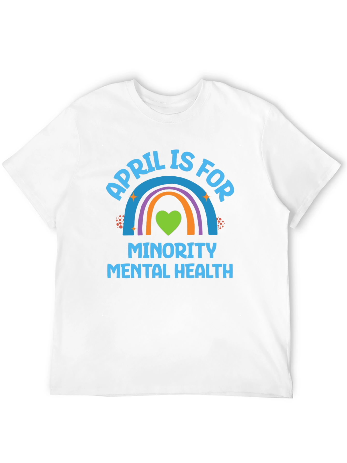 Minority Mental Health Rainbow T-Shirt