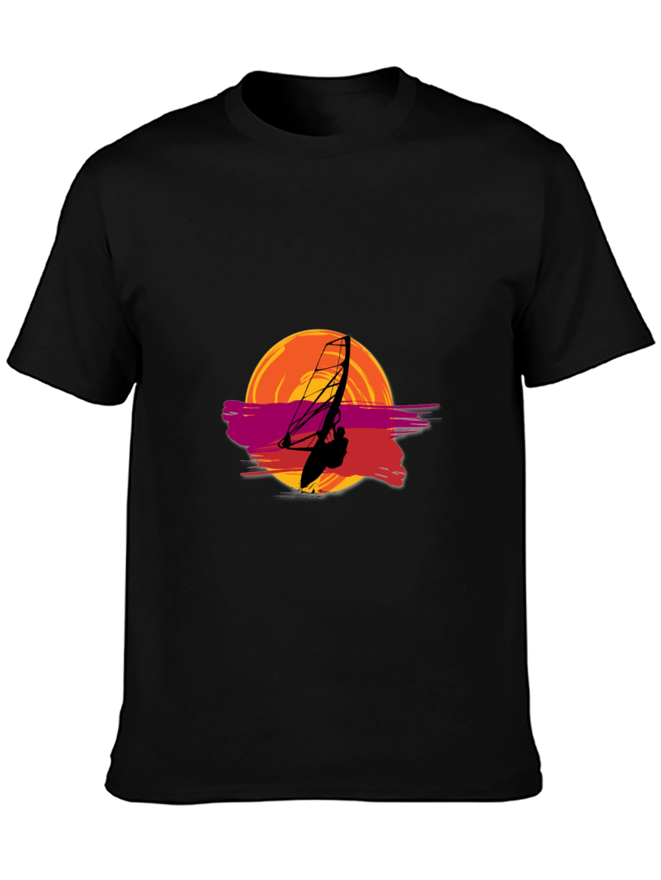 Sunset Windsurfer Graphic Tee