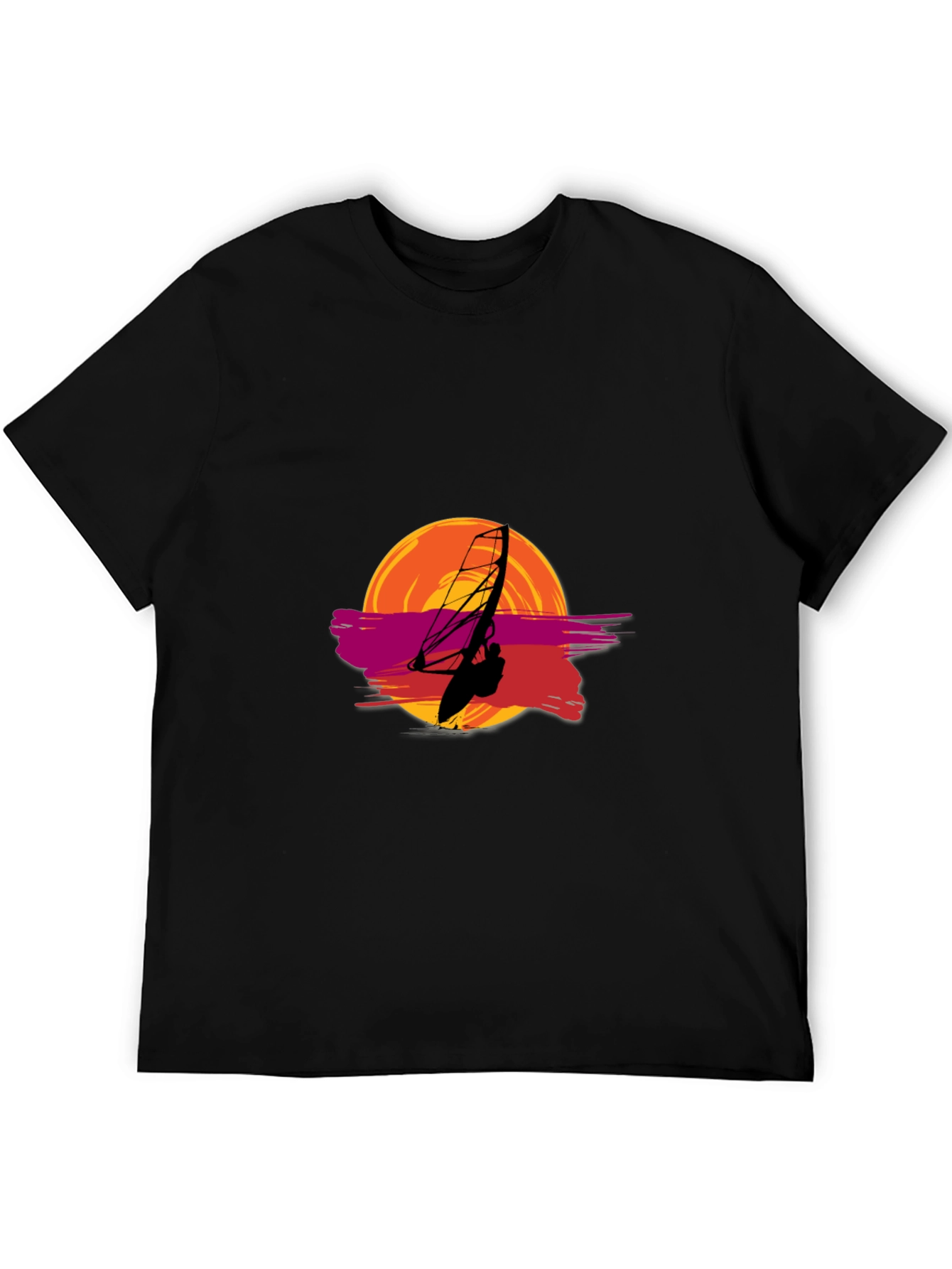 Sunset Windsurfer Graphic Tee