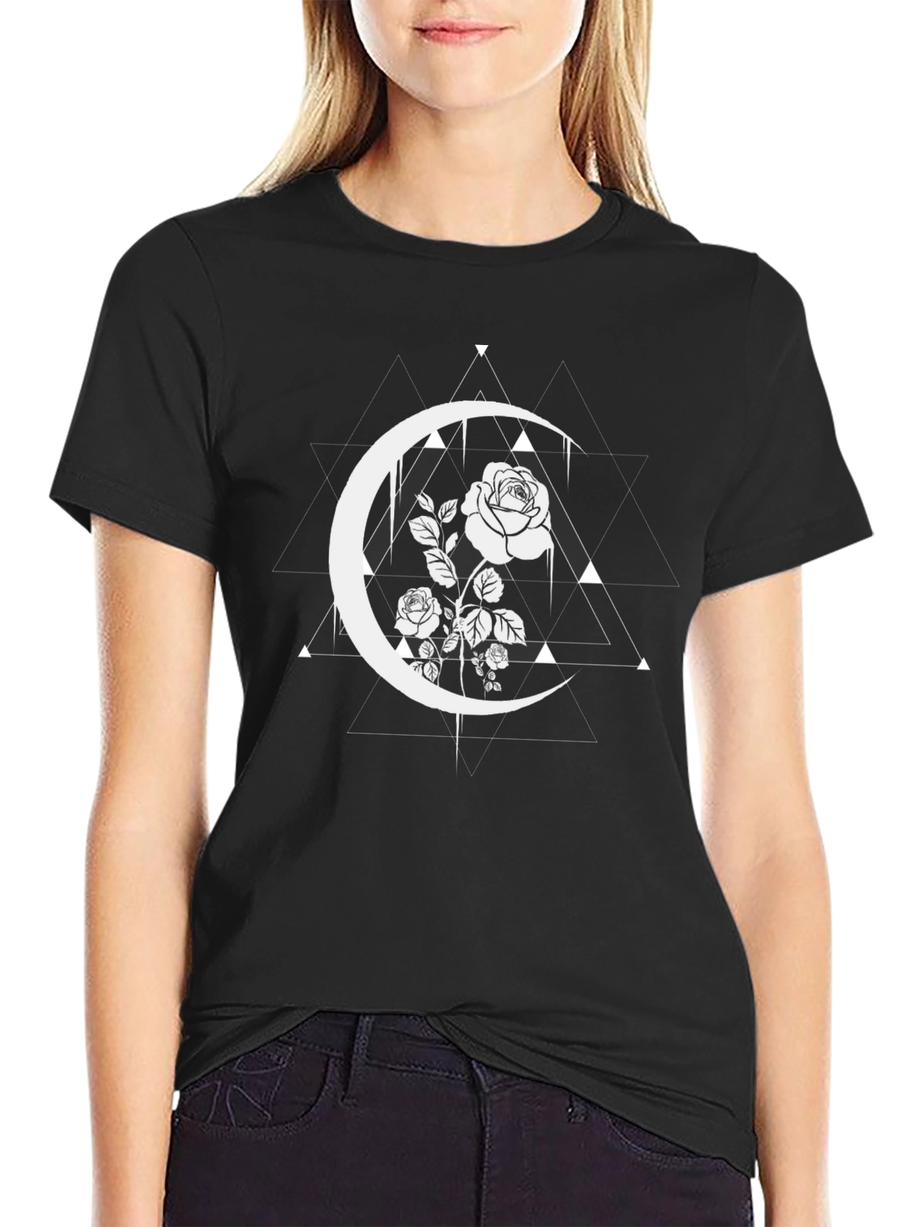 Lunar Rose Graphic T-Shirt