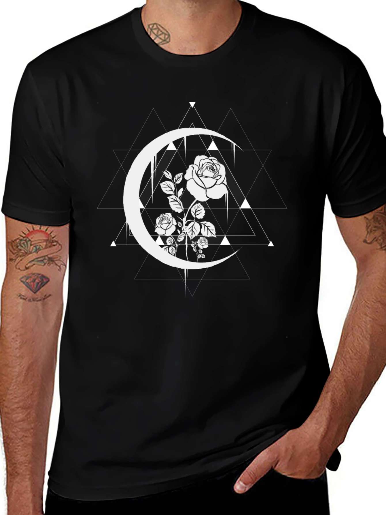 Lunar Rose Graphic T-Shirt