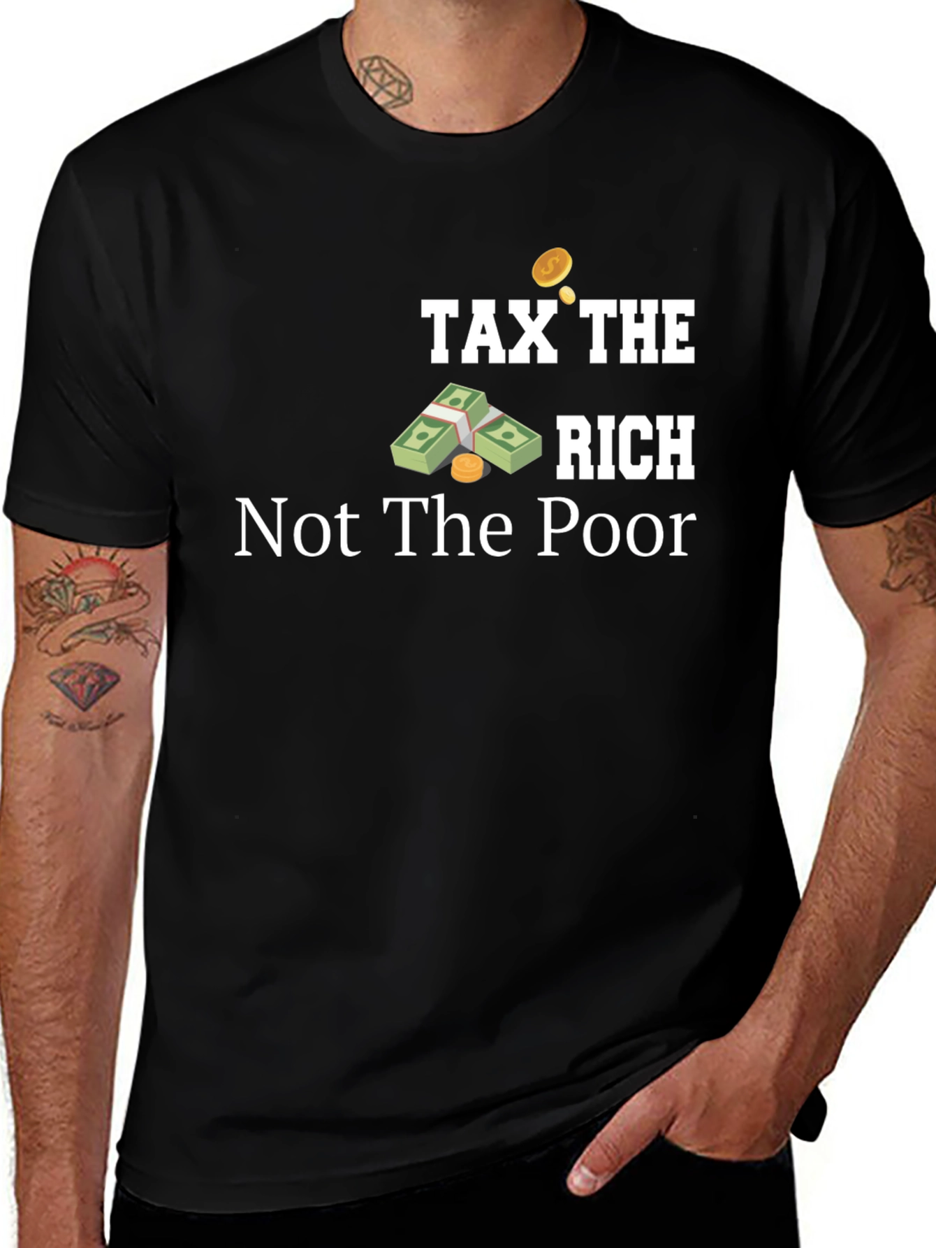 Tax The Rich Tee - Political Statement T-Shirt