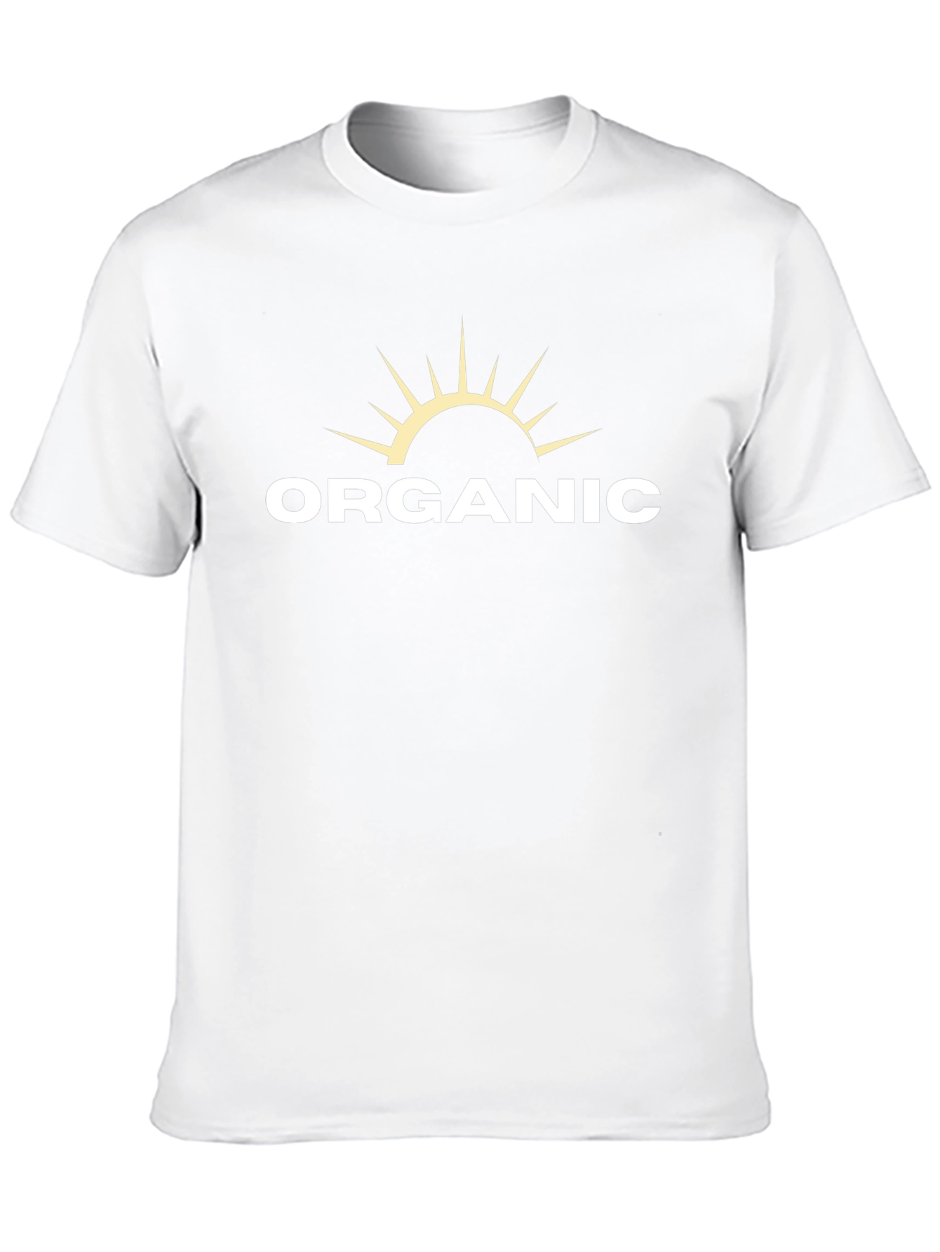 Organic Sun Graphic Tee - Black Cotton Blend