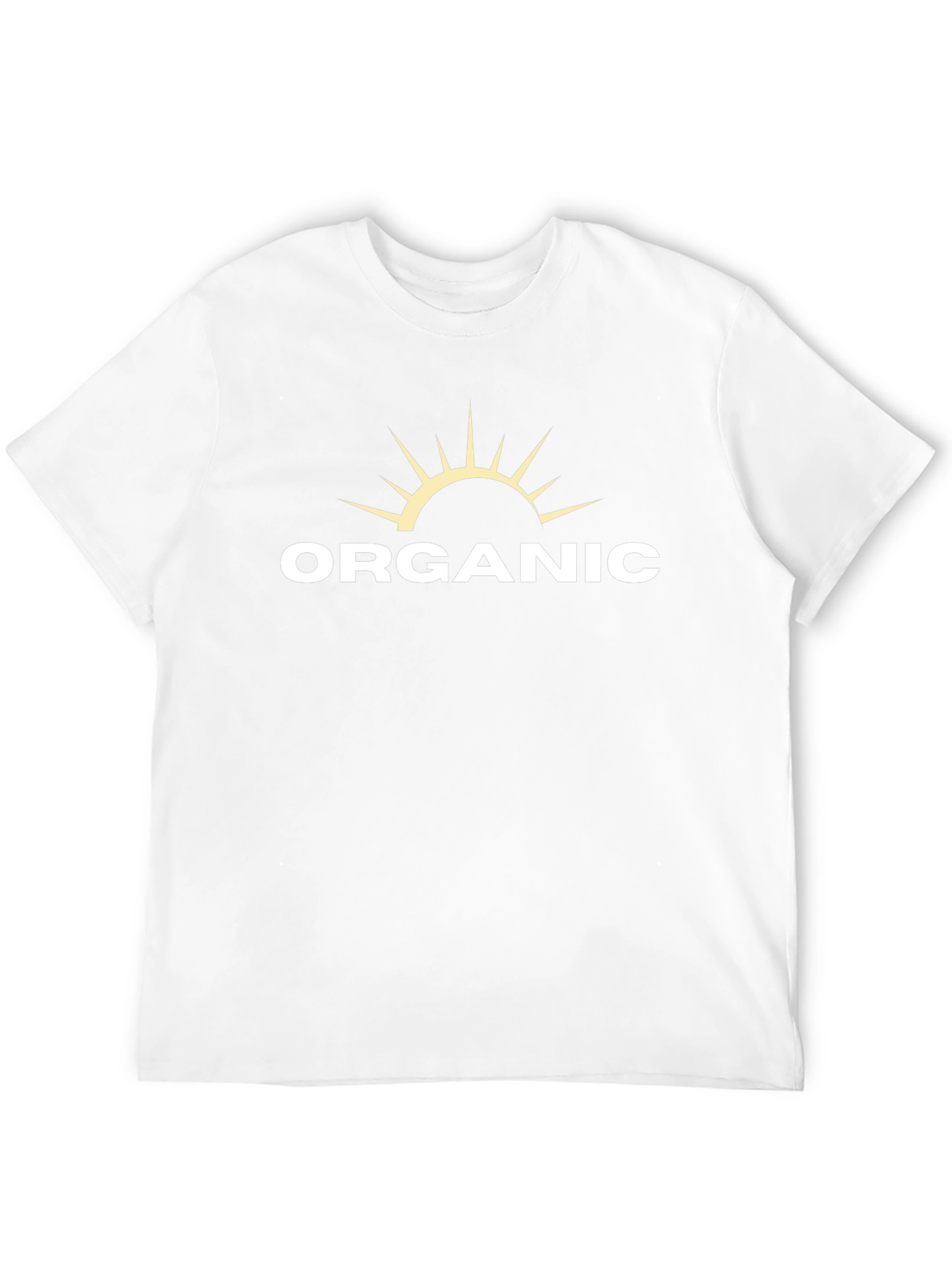 Organic Sun Graphic Tee - Black Cotton Blend