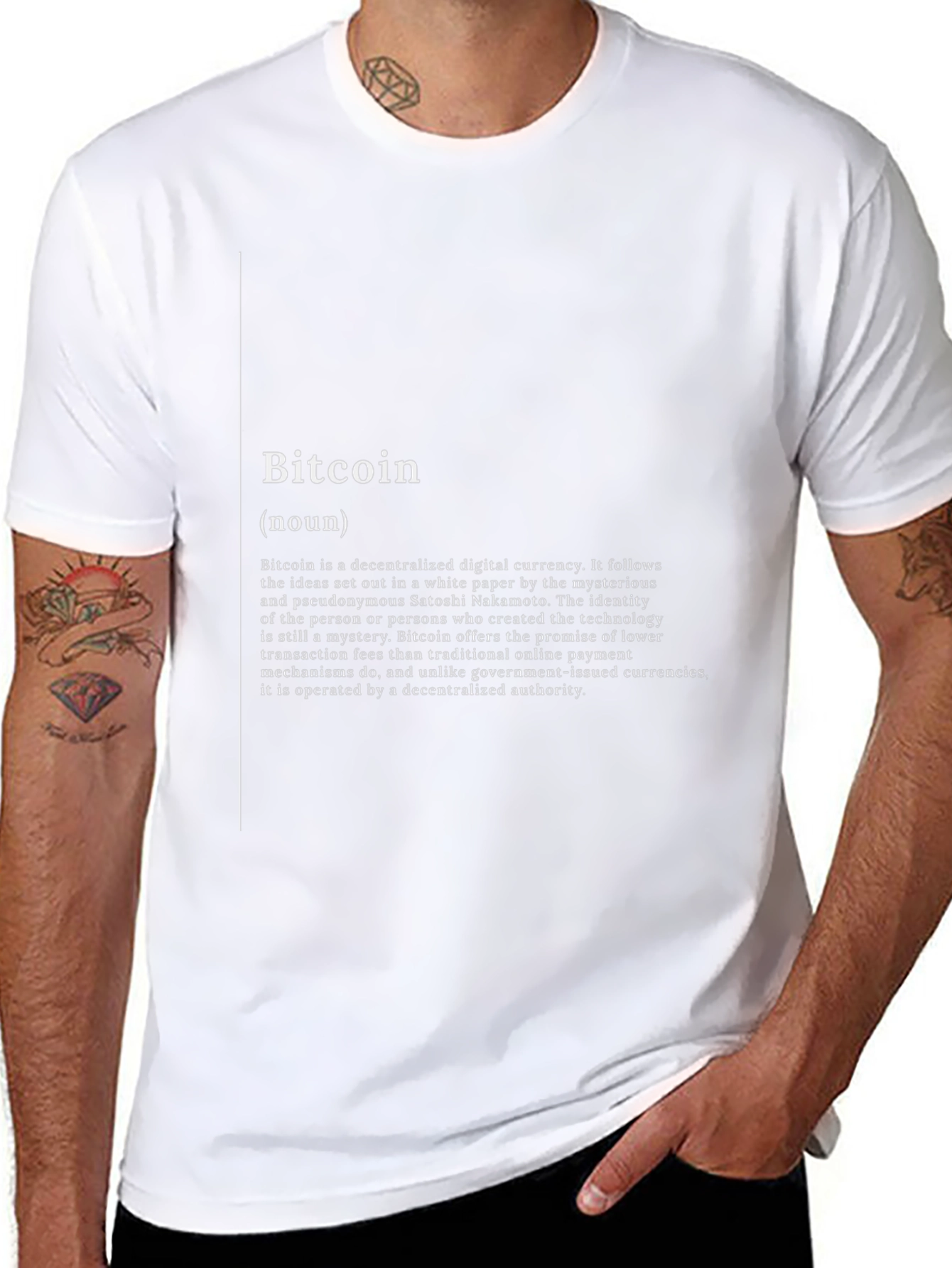 Bitcoin Definition Black T-Shirt