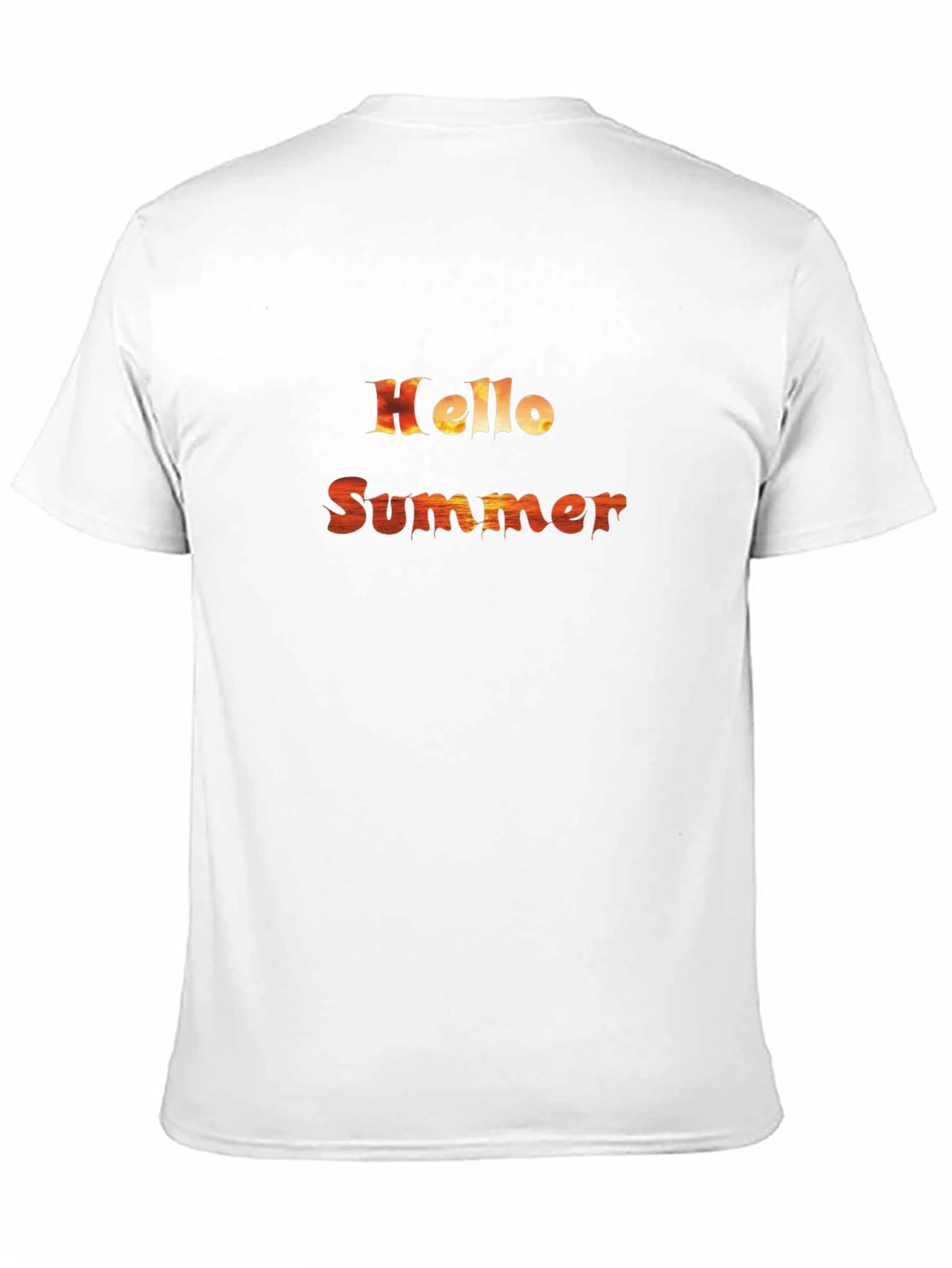 Hello Summer Graphic Tee - Mens Black T-Shirt