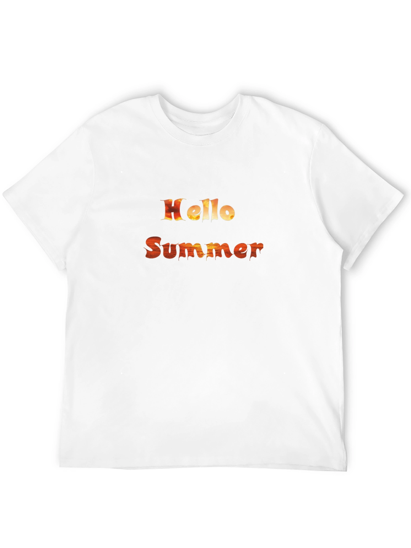 Hello Summer Graphic Tee - Mens Black T-Shirt