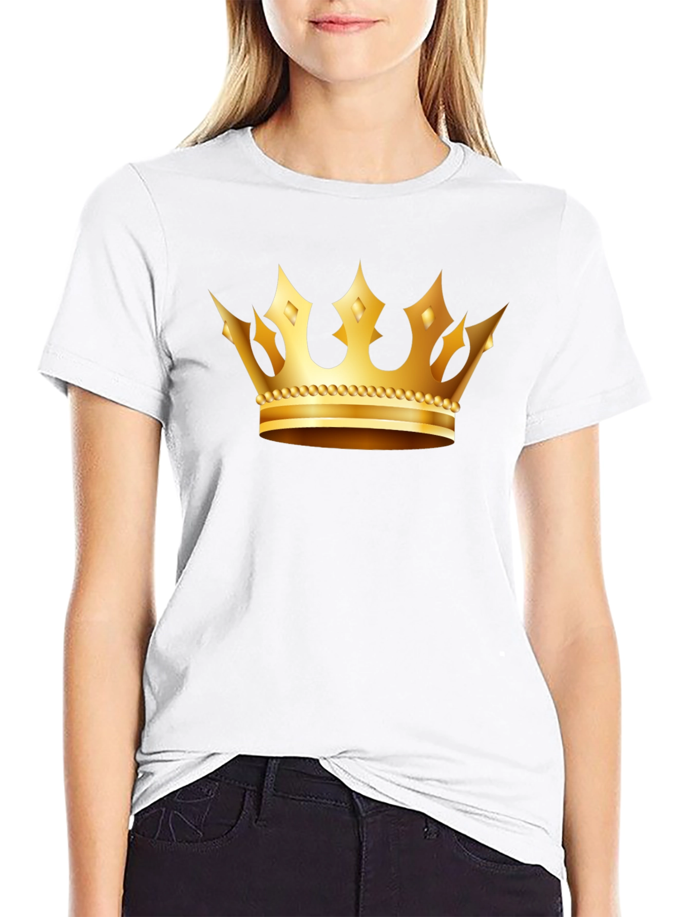 Golden Crown Graphic T-Shirt - King/Queen Tee