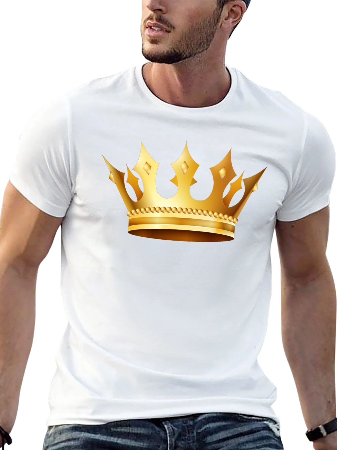 Golden Crown Graphic T-Shirt - King/Queen Tee