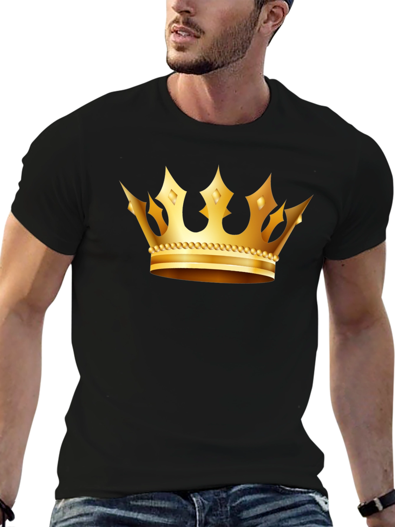 Golden Crown Graphic T-Shirt - King/Queen Tee